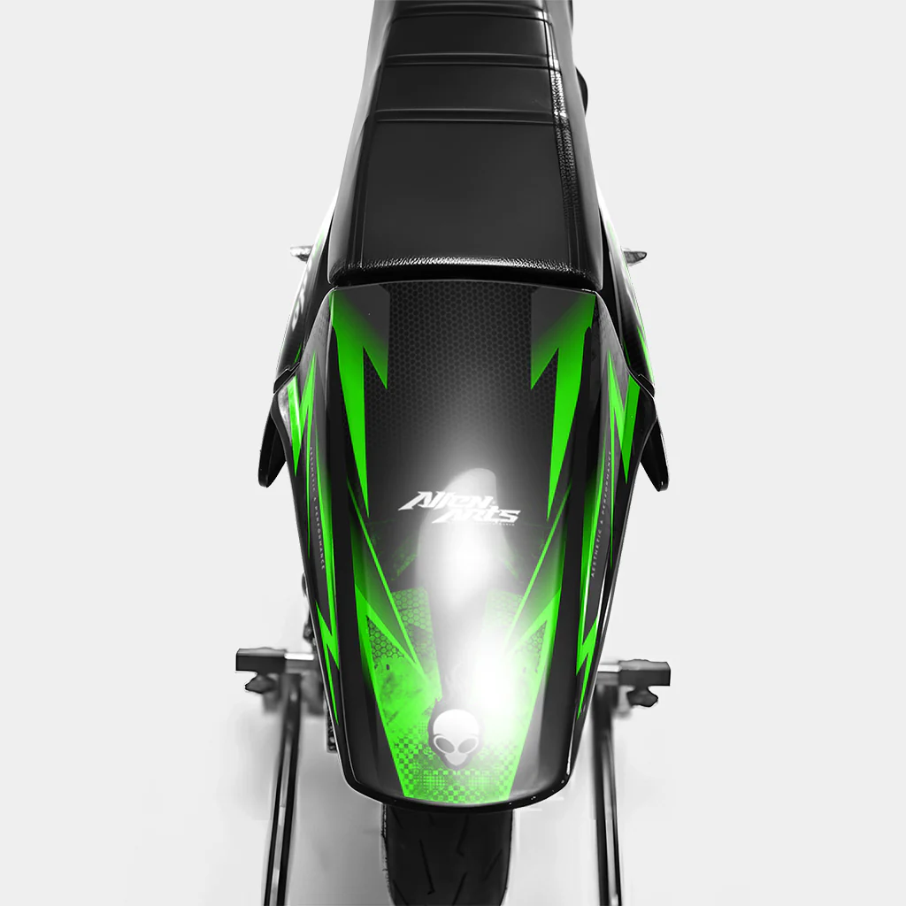 LISSE - Kit deco DERBI 50cc - Vert - Image 3