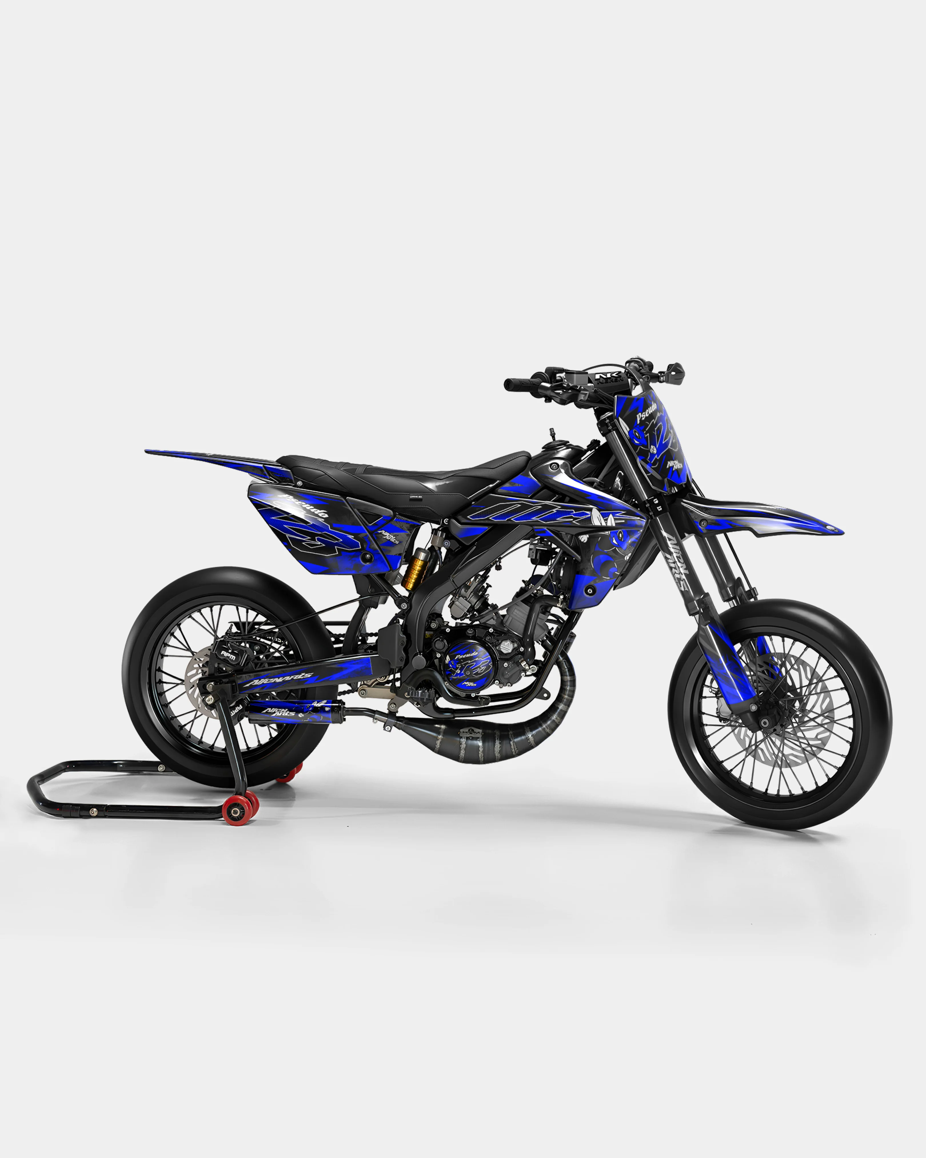 LISSE - Kit deco RIEJU 50cc - Bleu Foncé