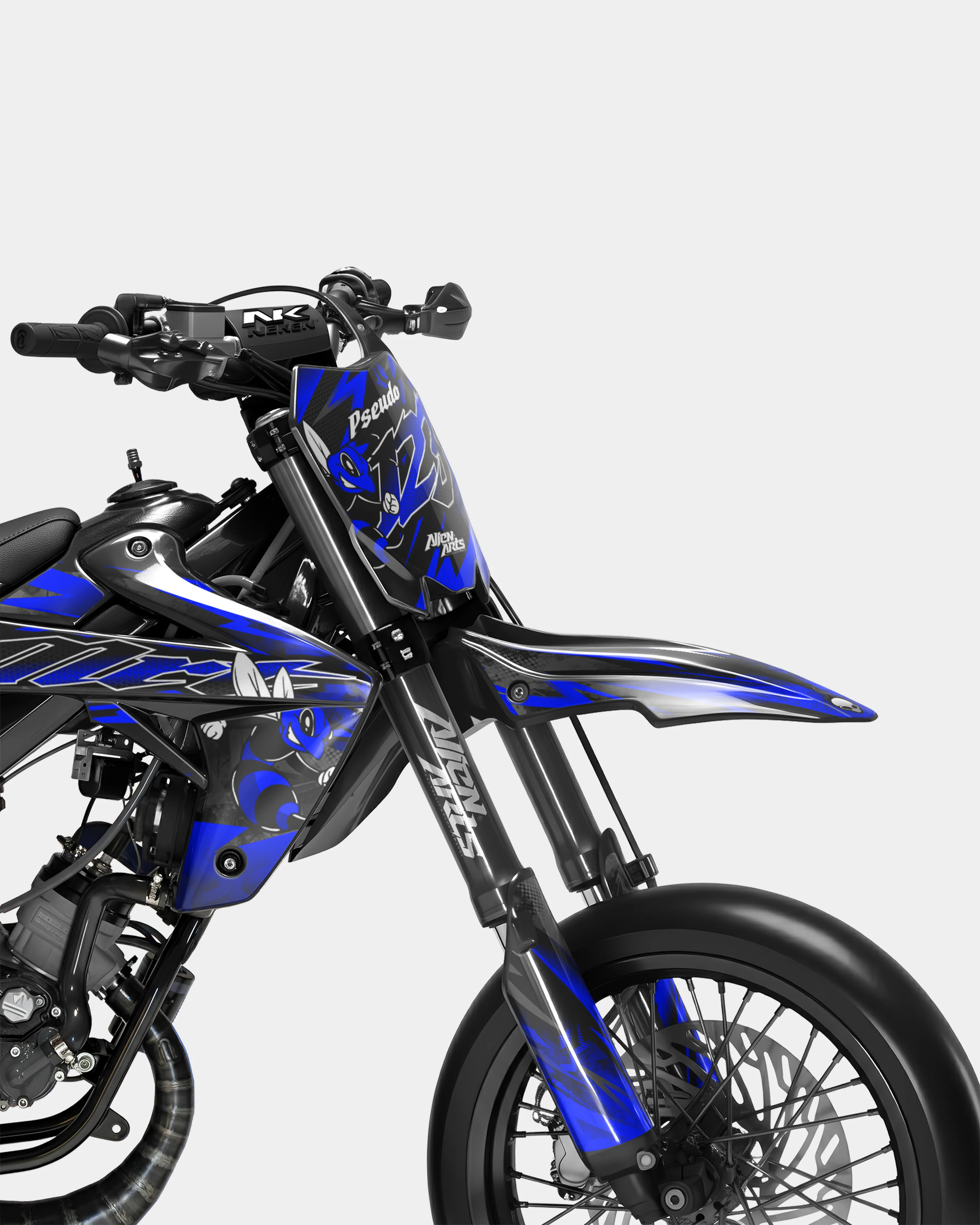 LISSE - Kit deco RIEJU 50cc - Bleu Foncé - Image 2