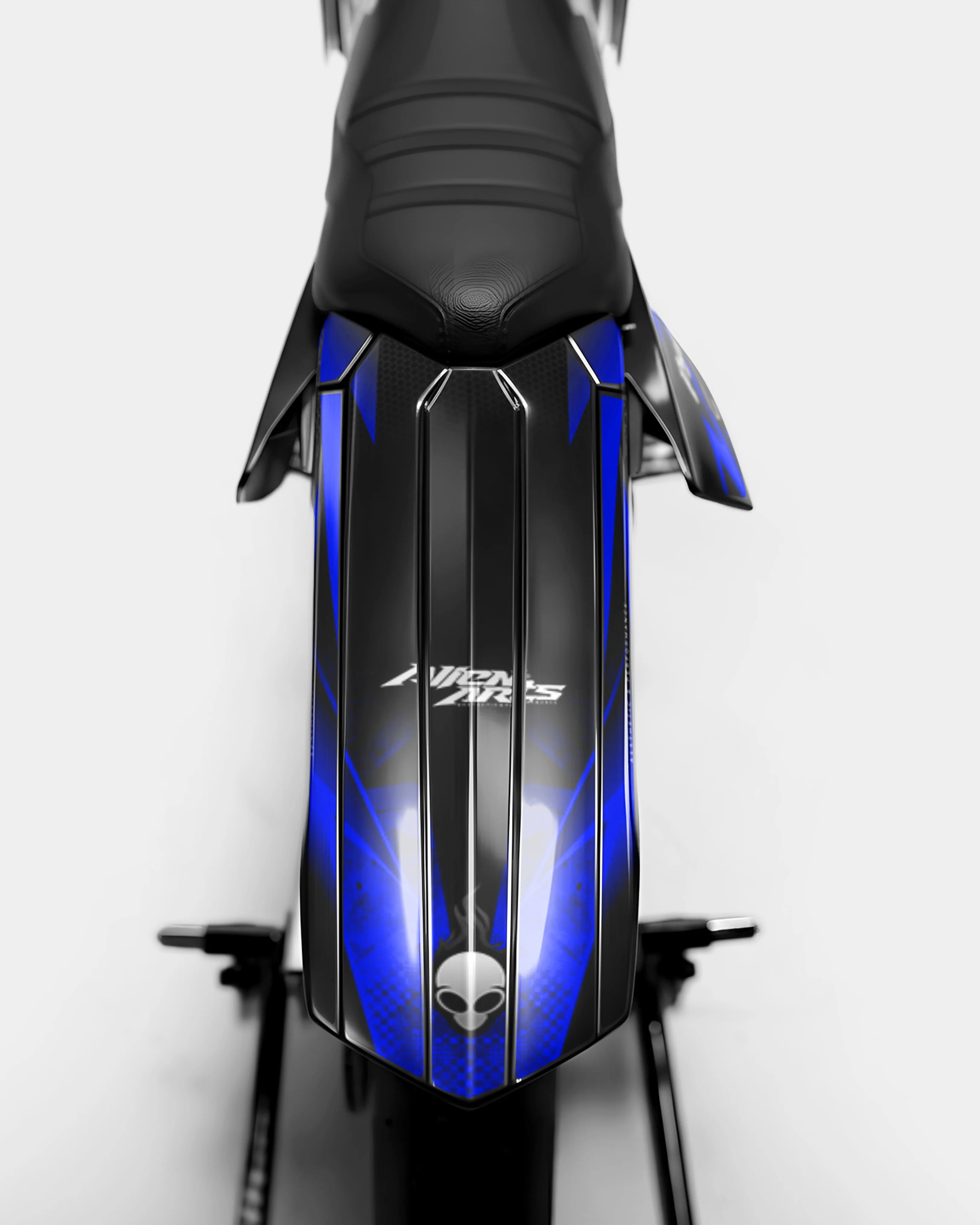 LISSE - Kit deco RIEJU 50cc - Bleu Foncé - Image 3