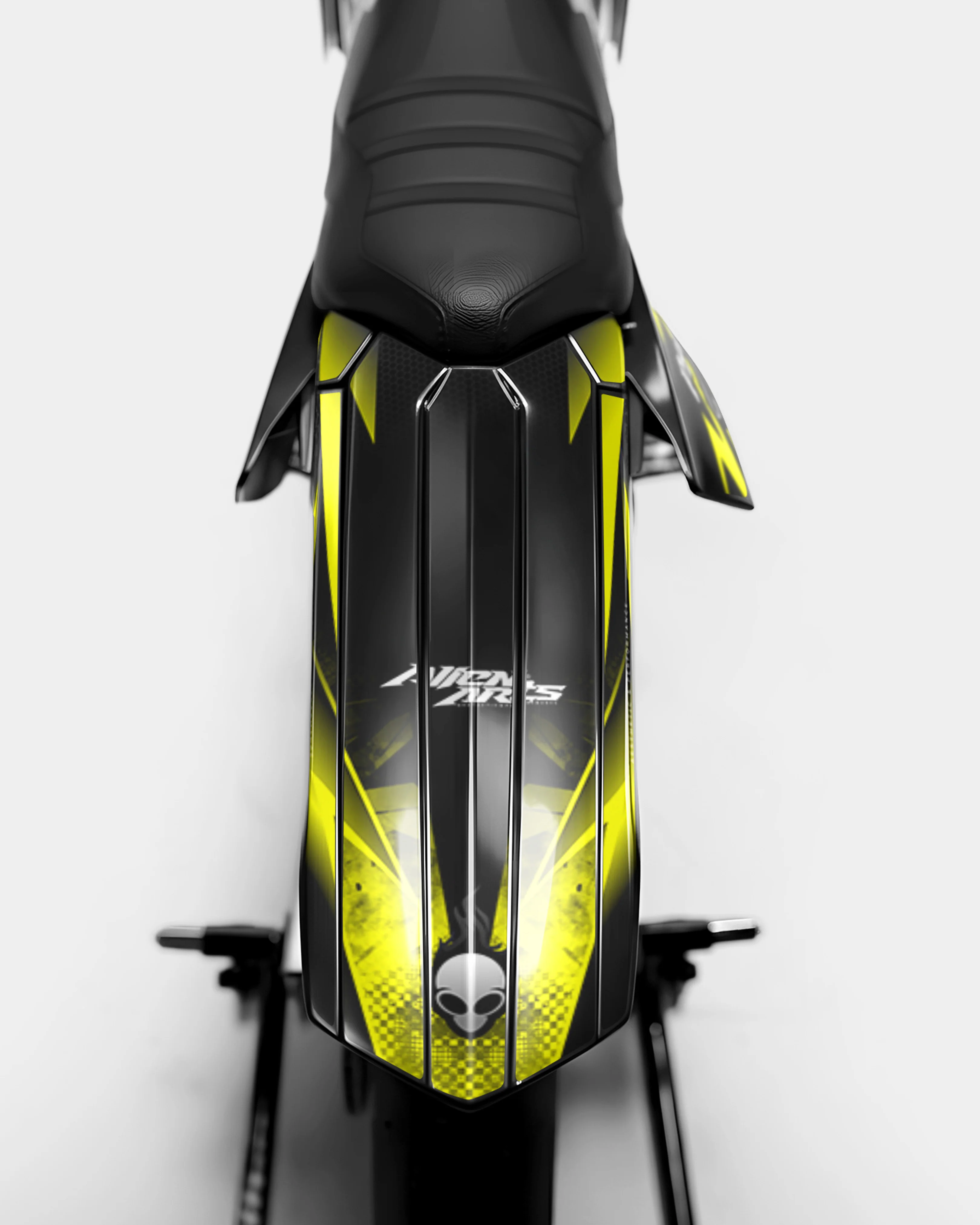 LISSE - Kit deco RIEJU 50cc - Jaune - Image 3
