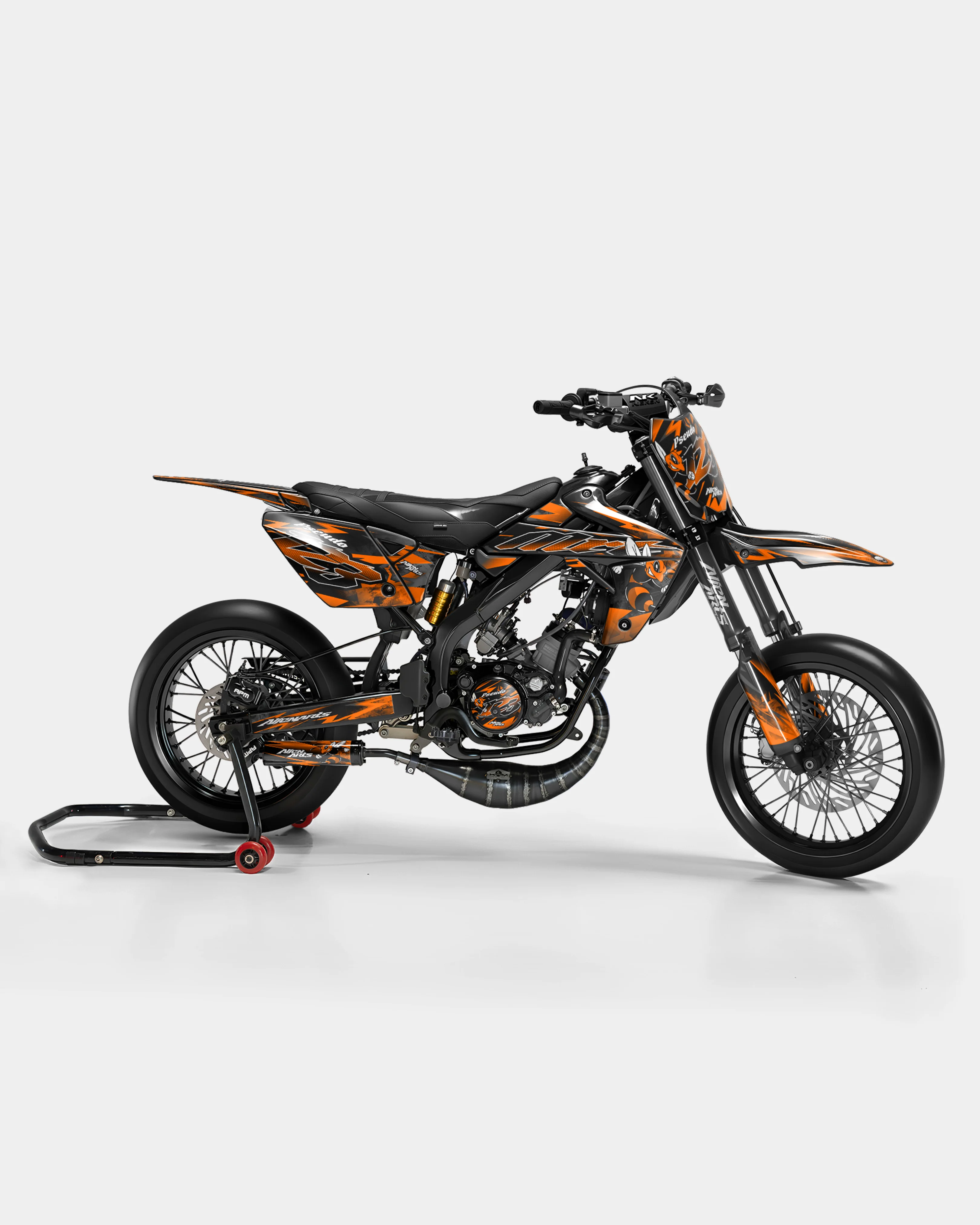 LISSE - Kit deco RIEJU 50cc - Orange