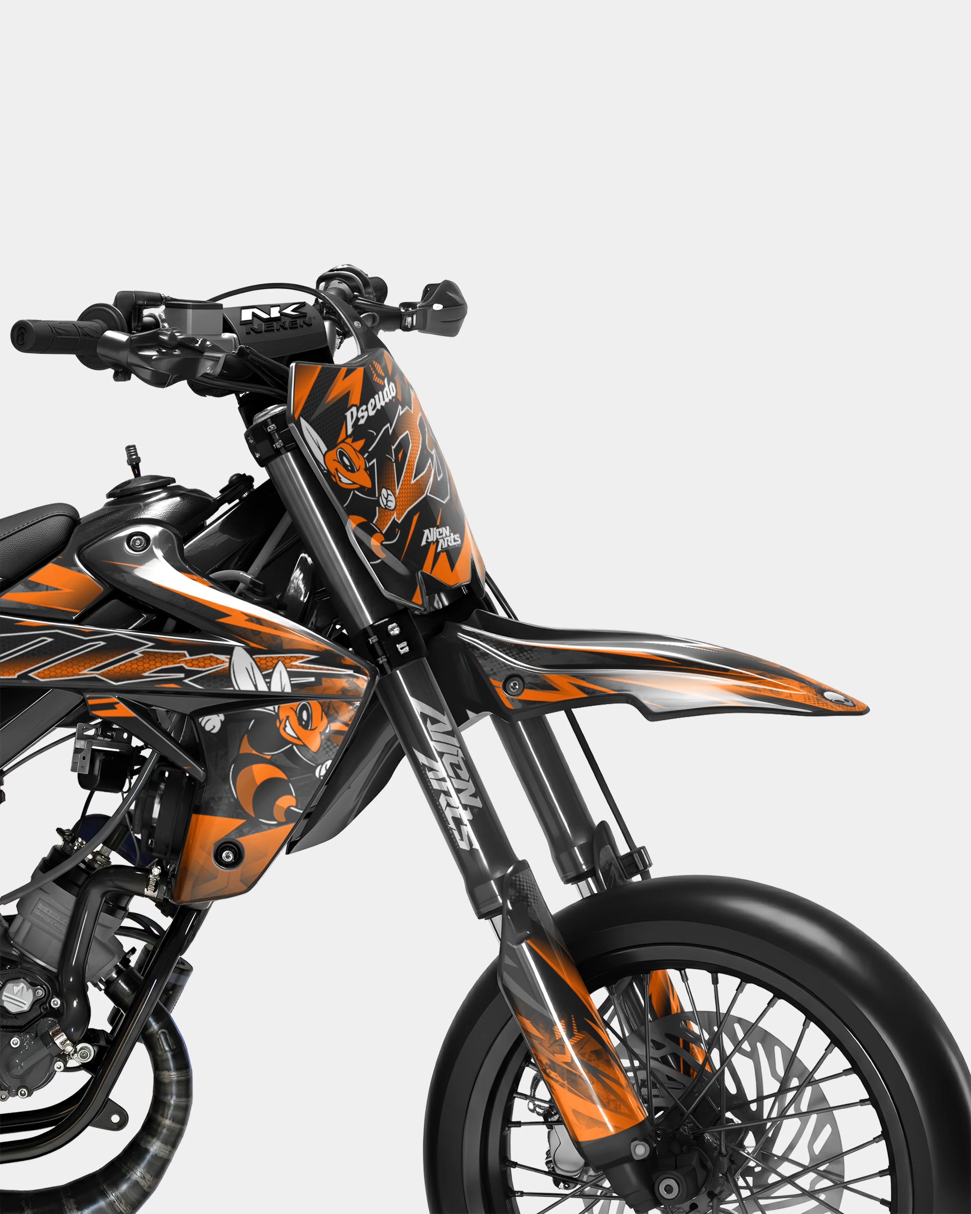 LISSE - Kit deco RIEJU 50cc - Orange - Image 2