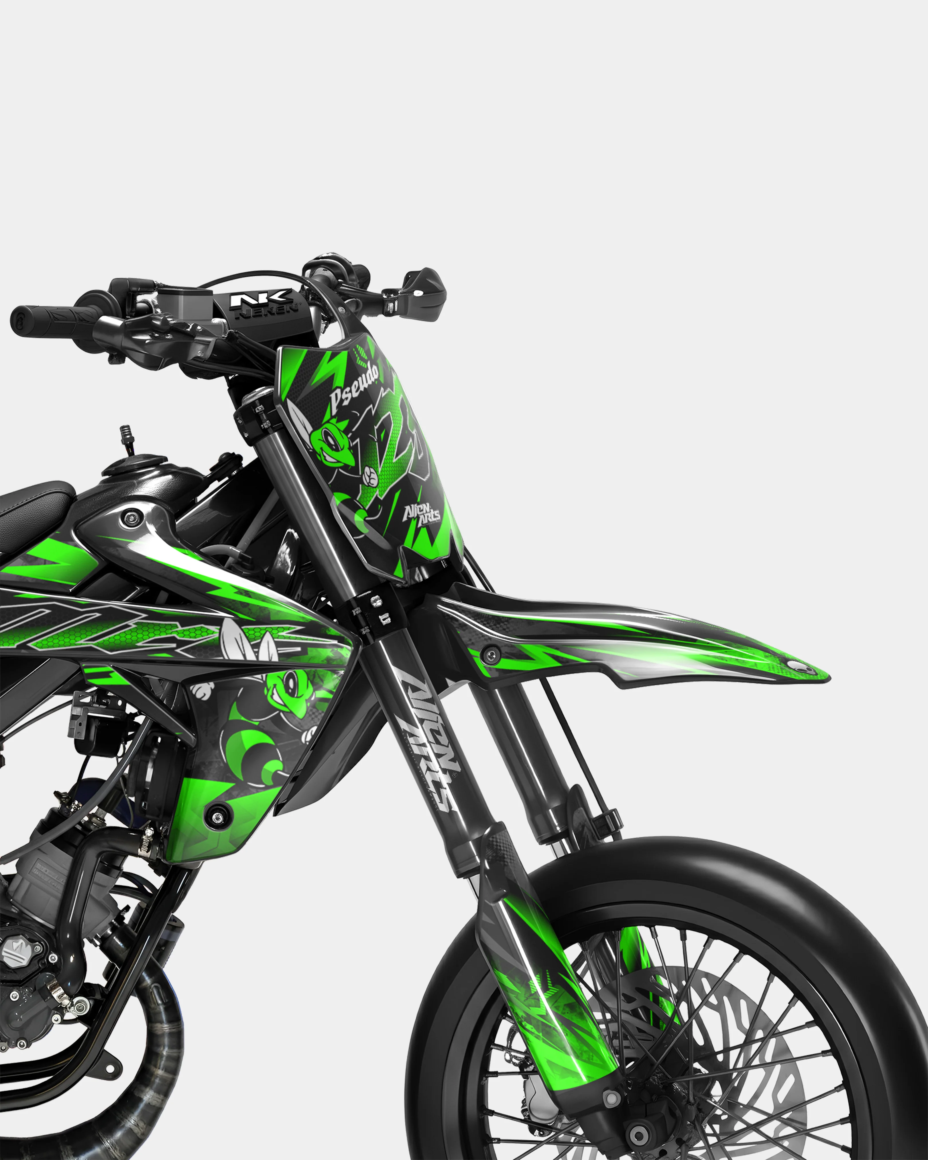 LISSE - Kit deco RIEJU 50cc - Vert - Image 2