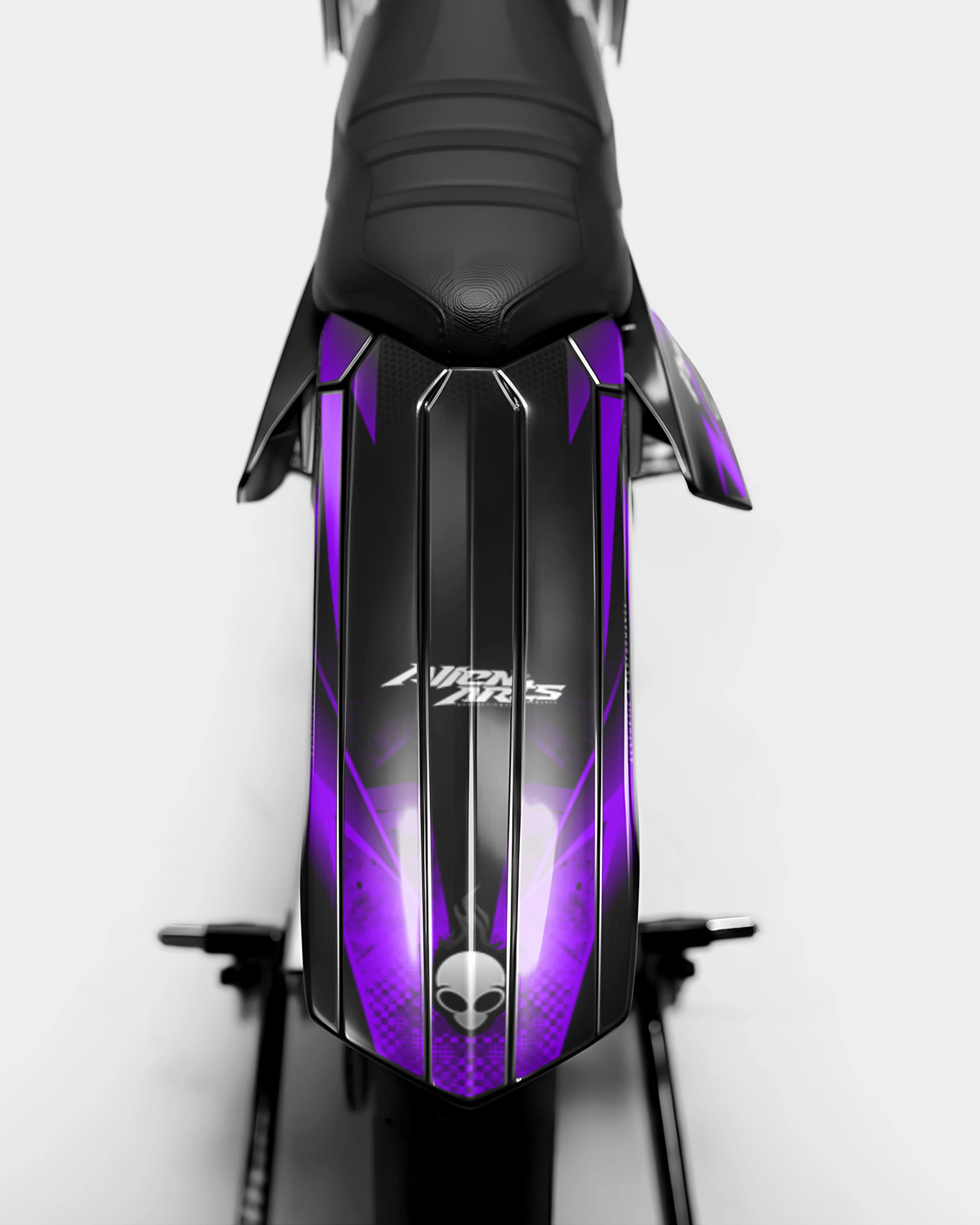 LISSE - Kit deco RIEJU 50cc - Violet - Image 3
