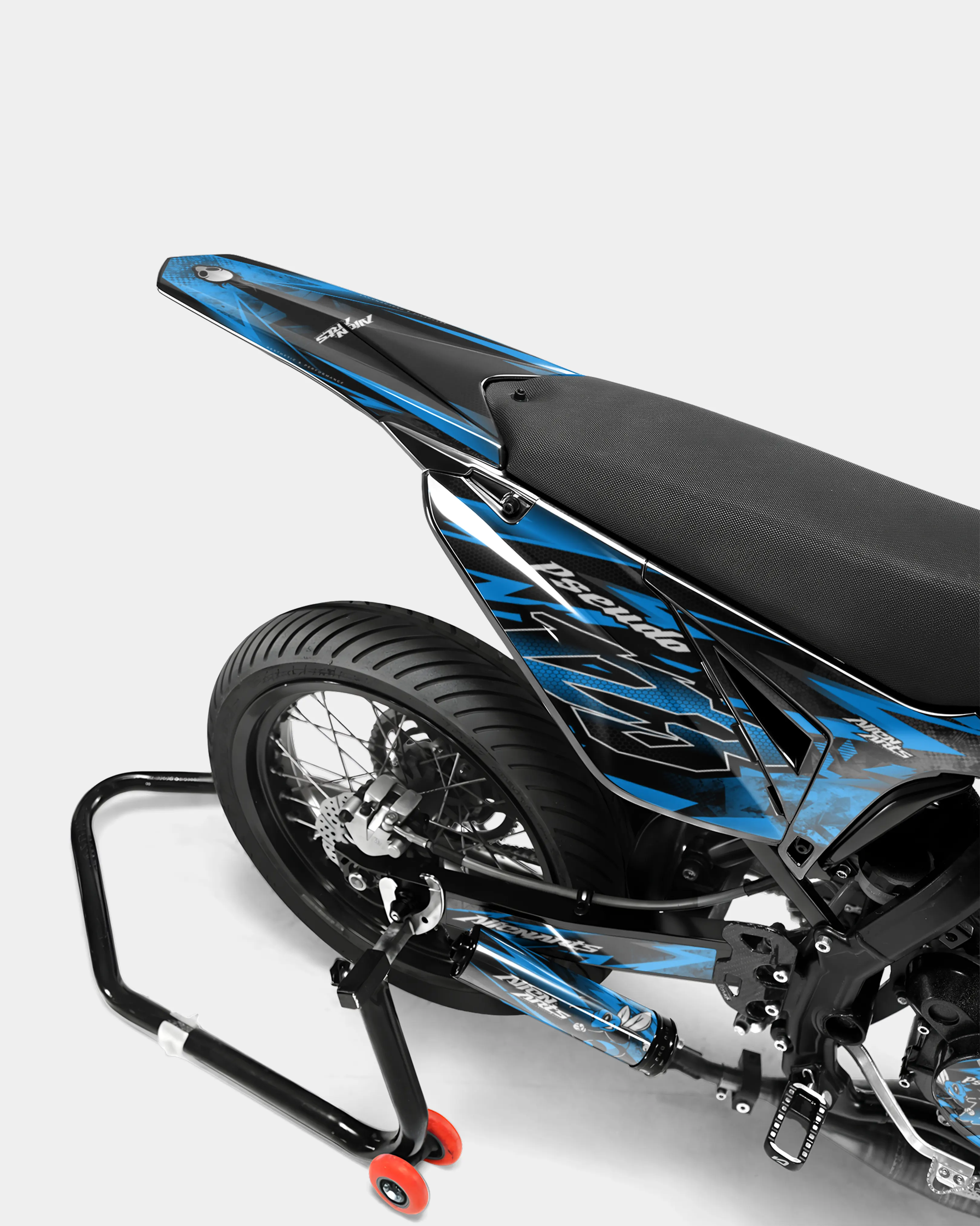 LISSE- Kit deco SHERCO 50cc - Bleu - Image 4