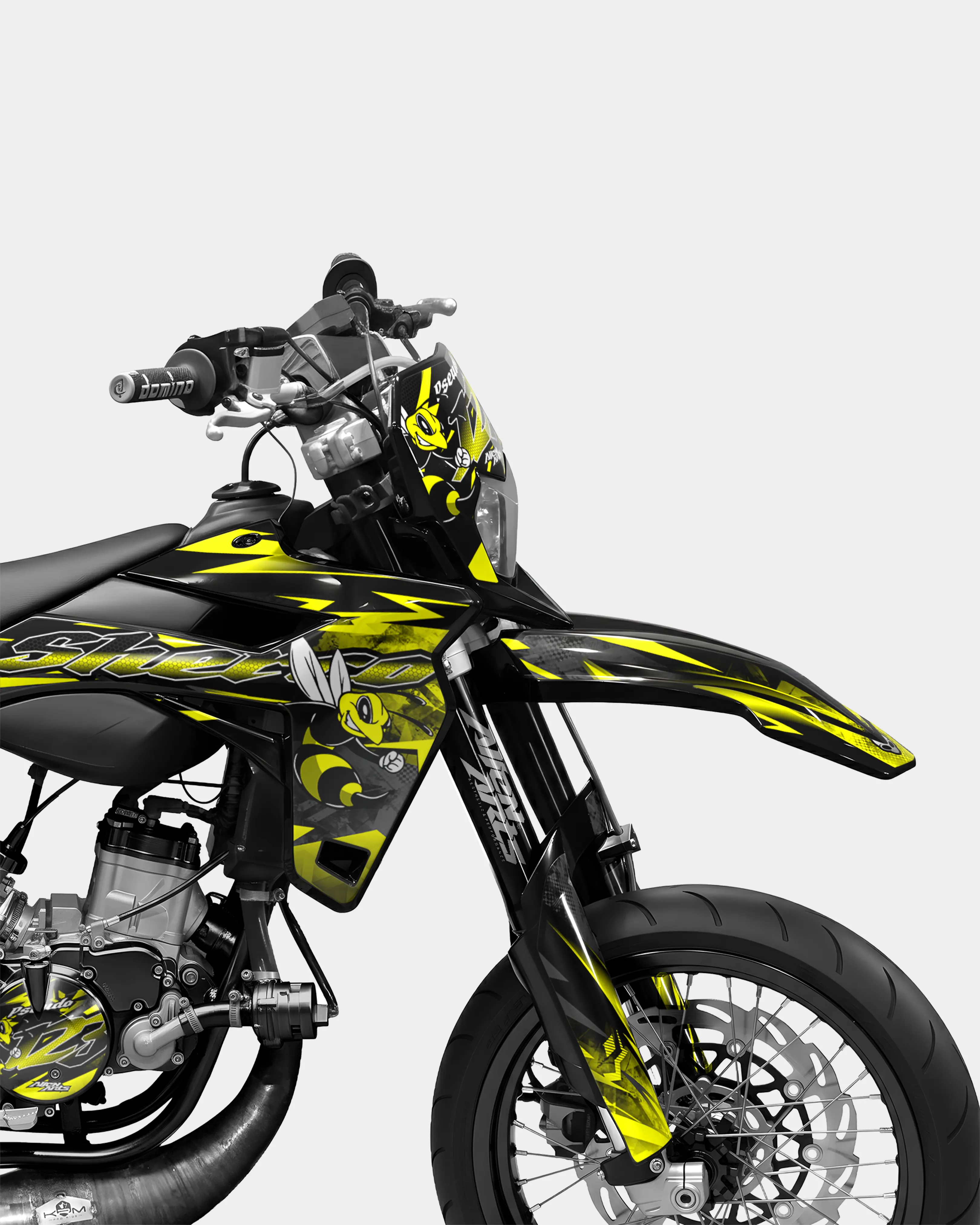 LISSE- Kit deco SHERCO 50cc - Jaune - Image 3