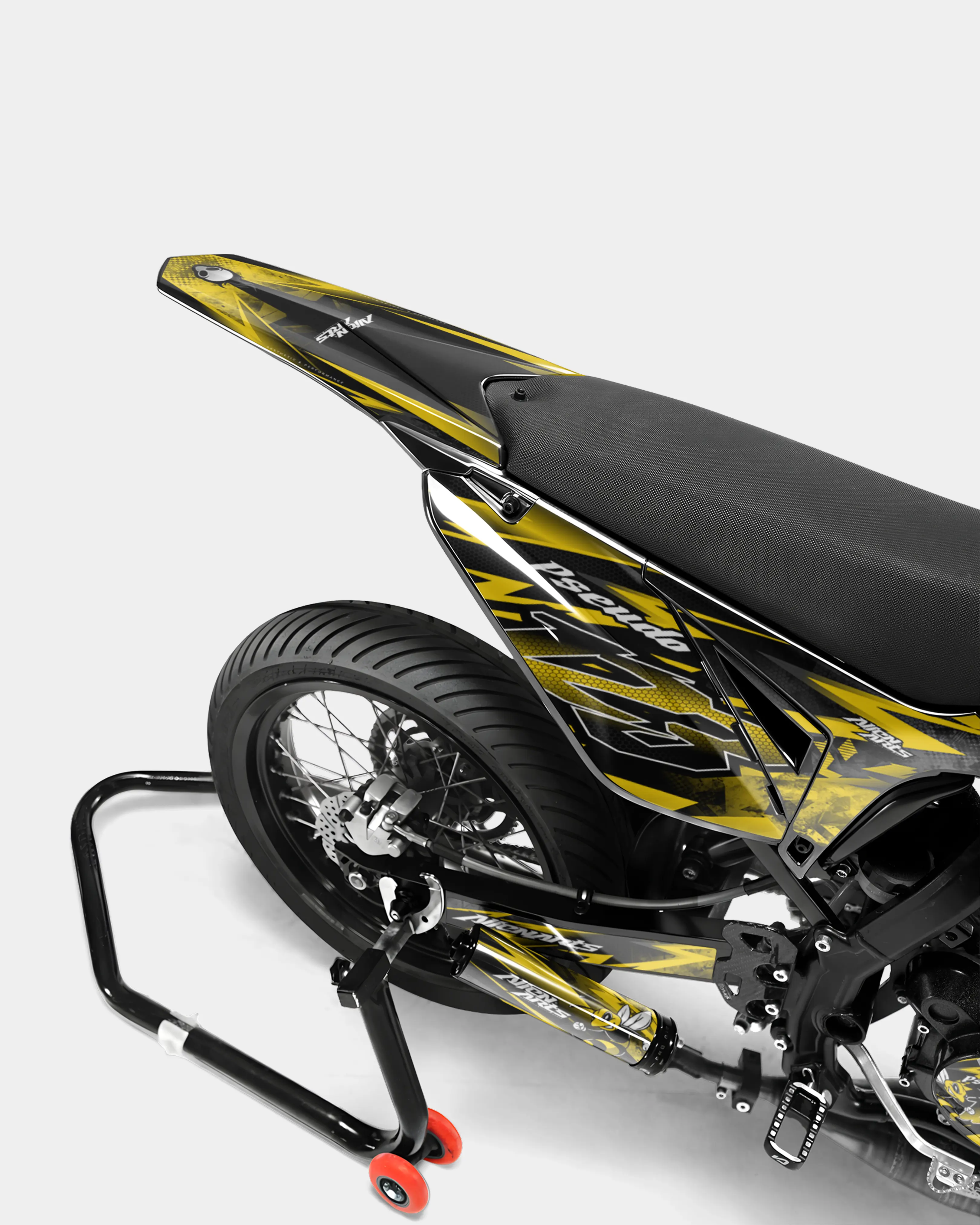 LISSE- Kit deco SHERCO 50cc - Jaune foncé - Image 4