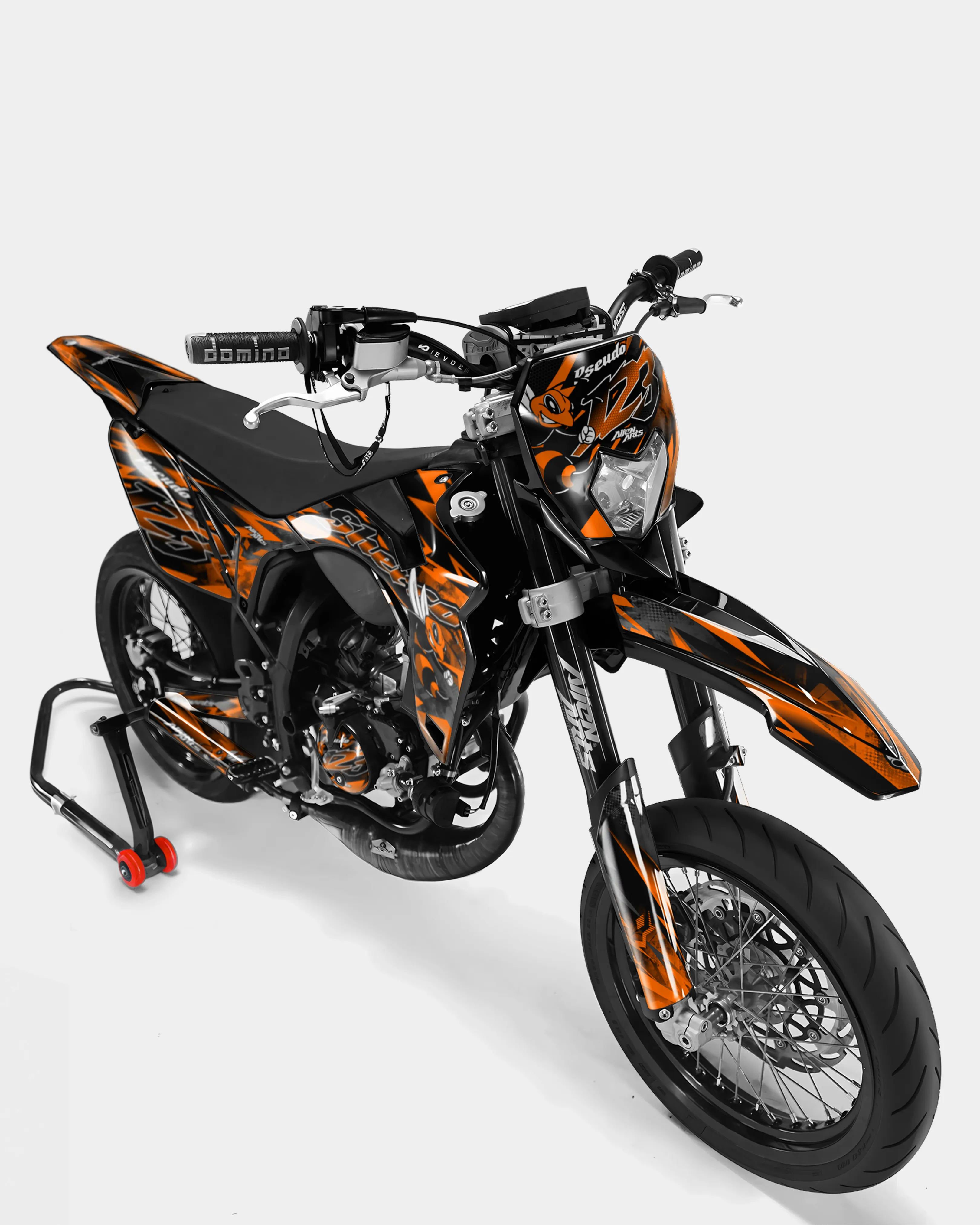 LISSE- Kit deco SHERCO 50cc - Orange - Image 2