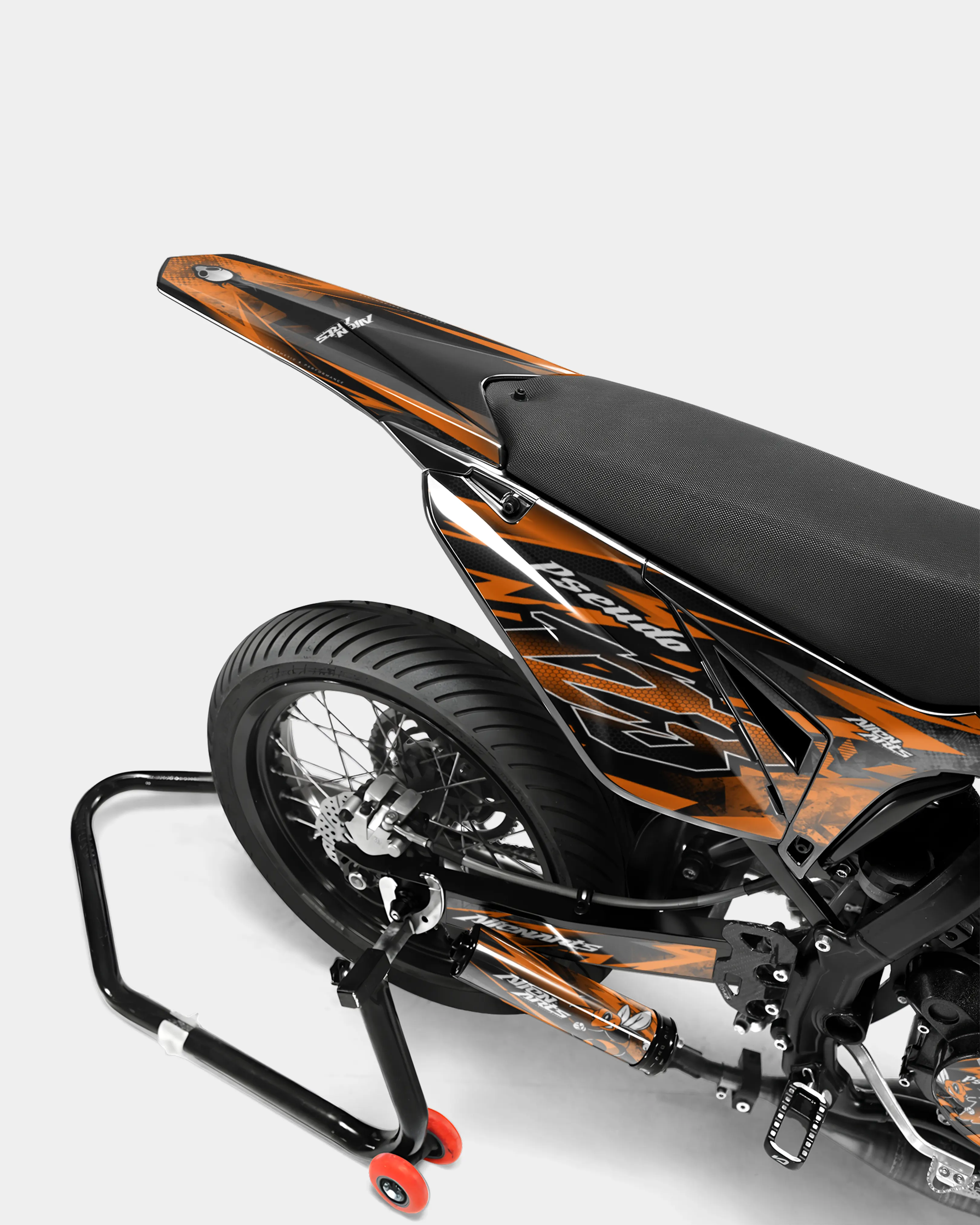 LISSE- Kit deco SHERCO 50cc - Orange - Image 4