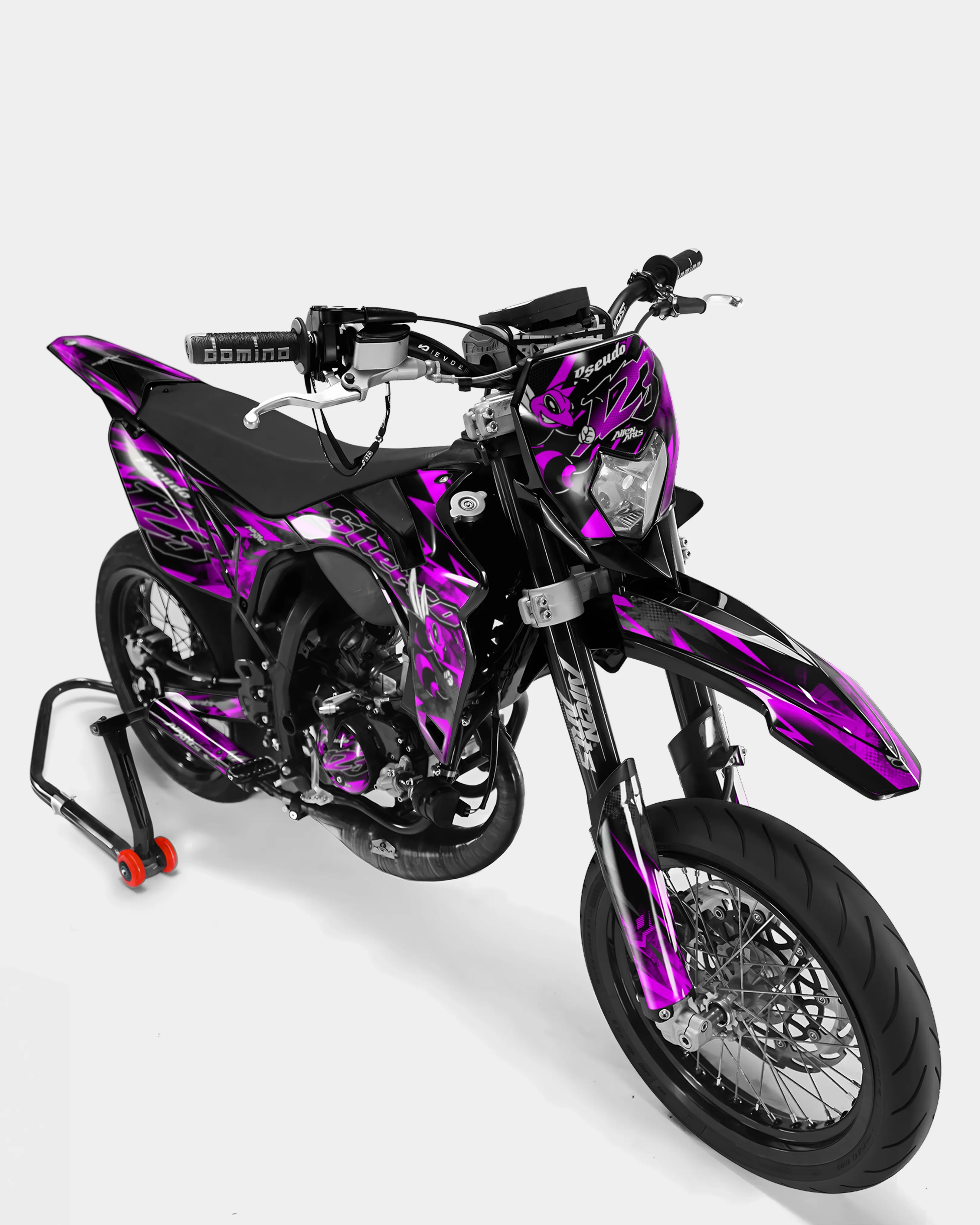 LISSE- Kit deco SHERCO 50cc - Rose - Image 2