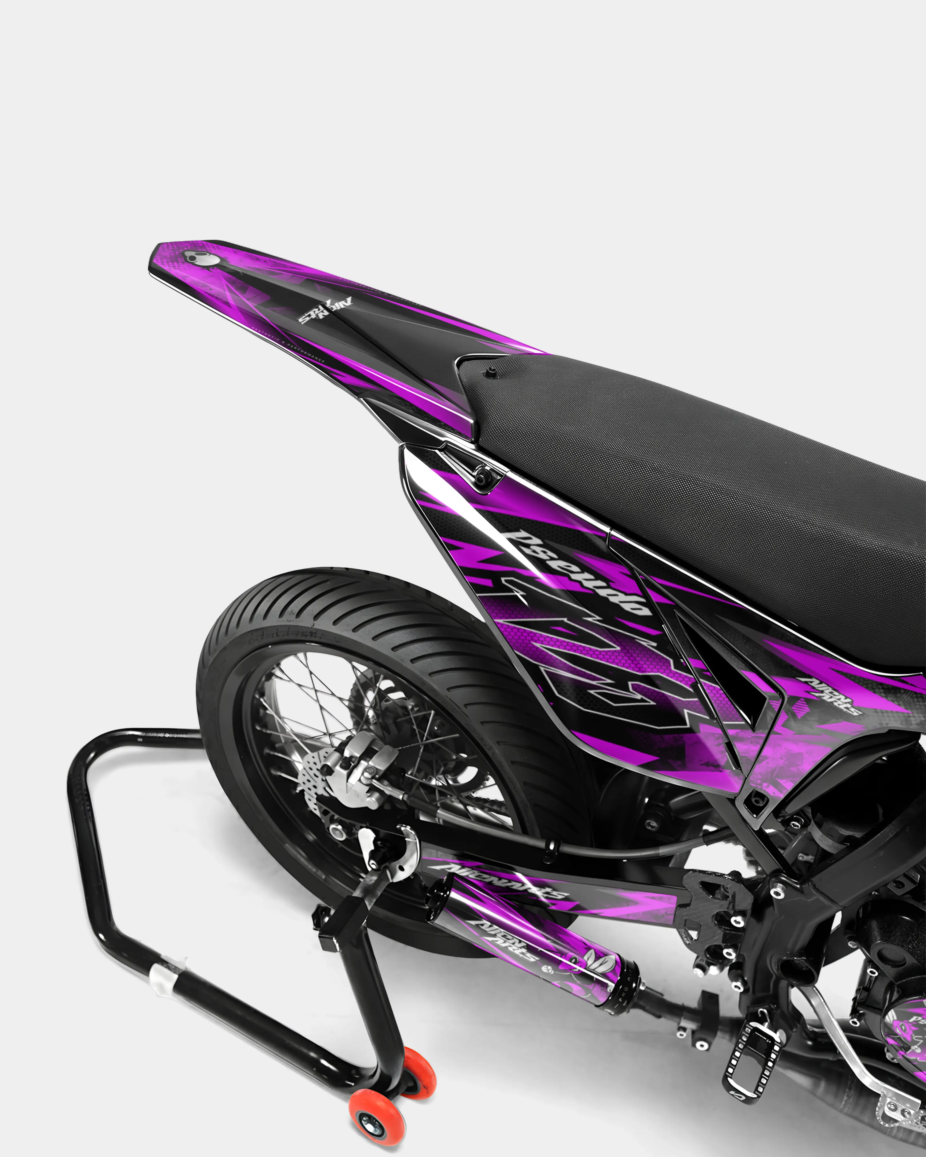 LISSE- Kit deco SHERCO 50cc - Rose - Image 4