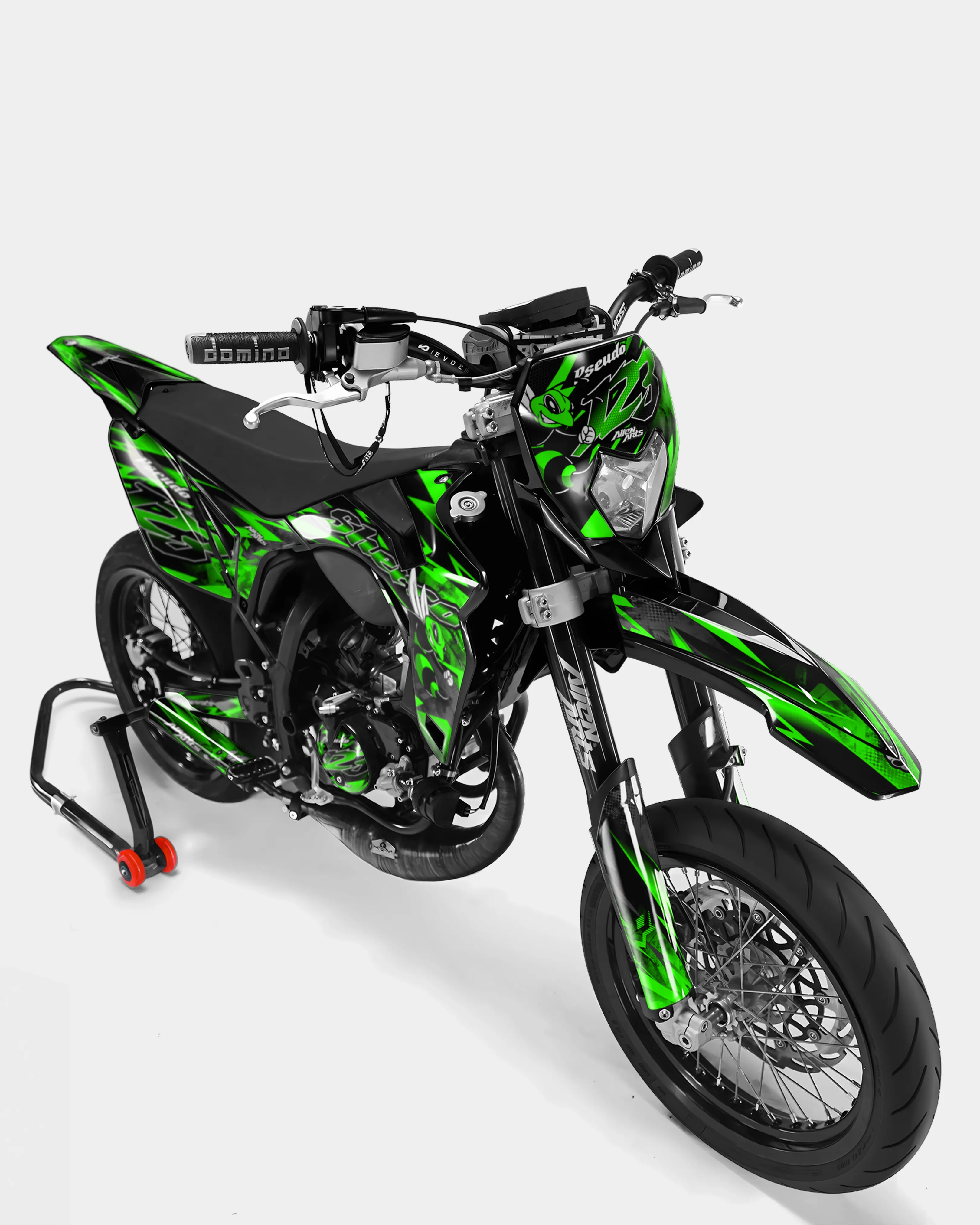 LISSE- Kit deco SHERCO 50cc - Vert - Image 2
