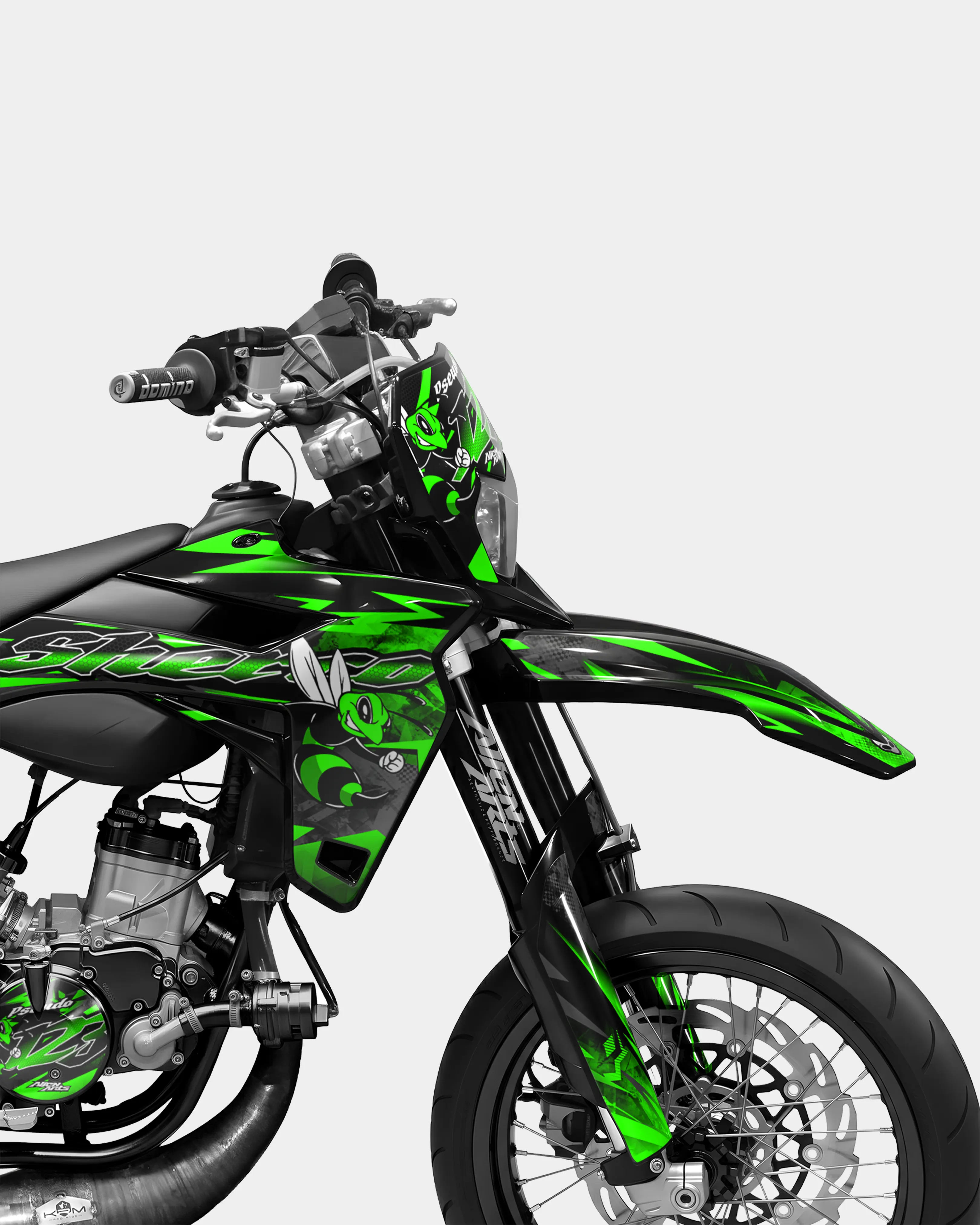 LISSE- Kit deco SHERCO 50cc - Vert - Image 3