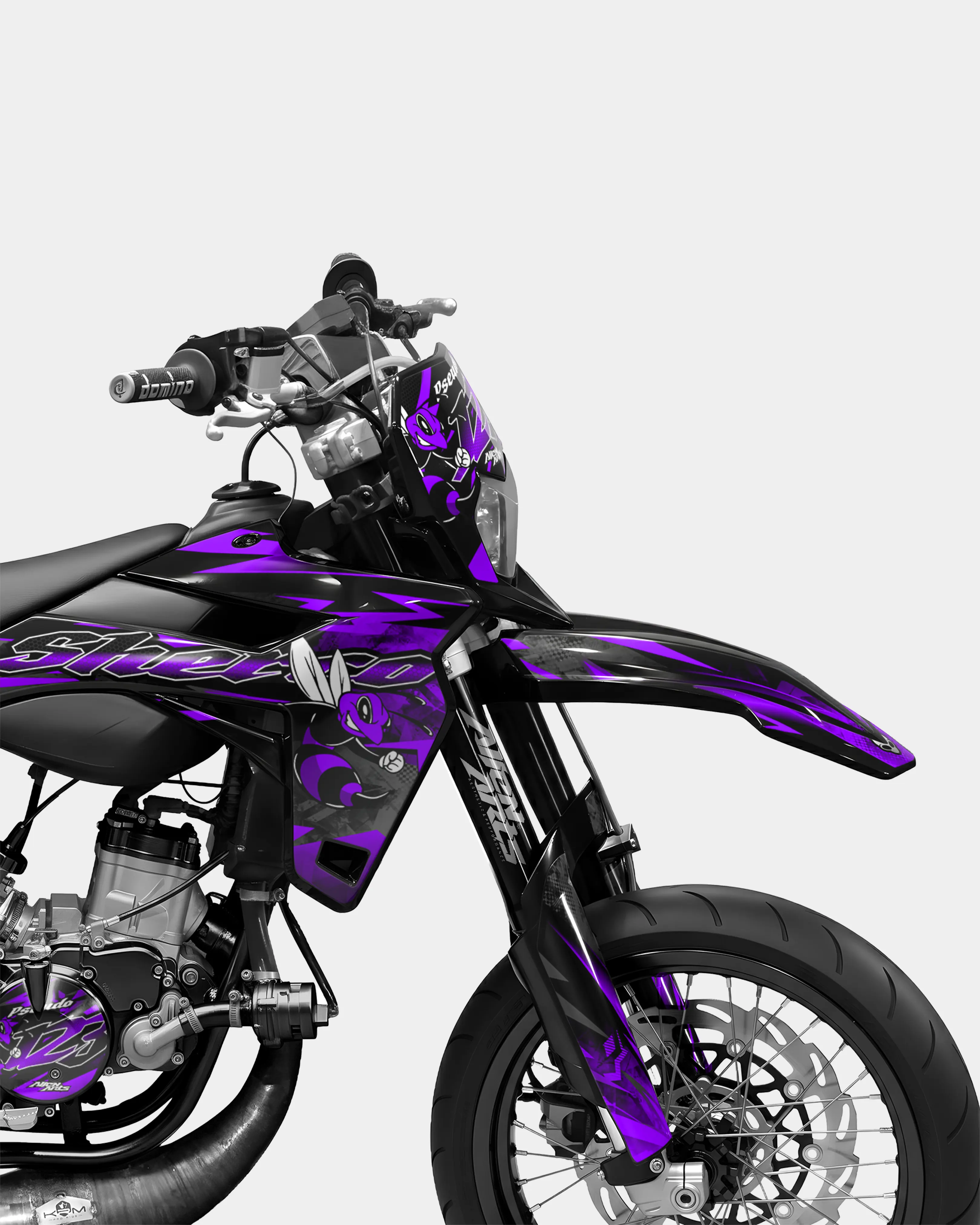 LISSE- Kit deco SHERCO 50cc - Violet - Image 3