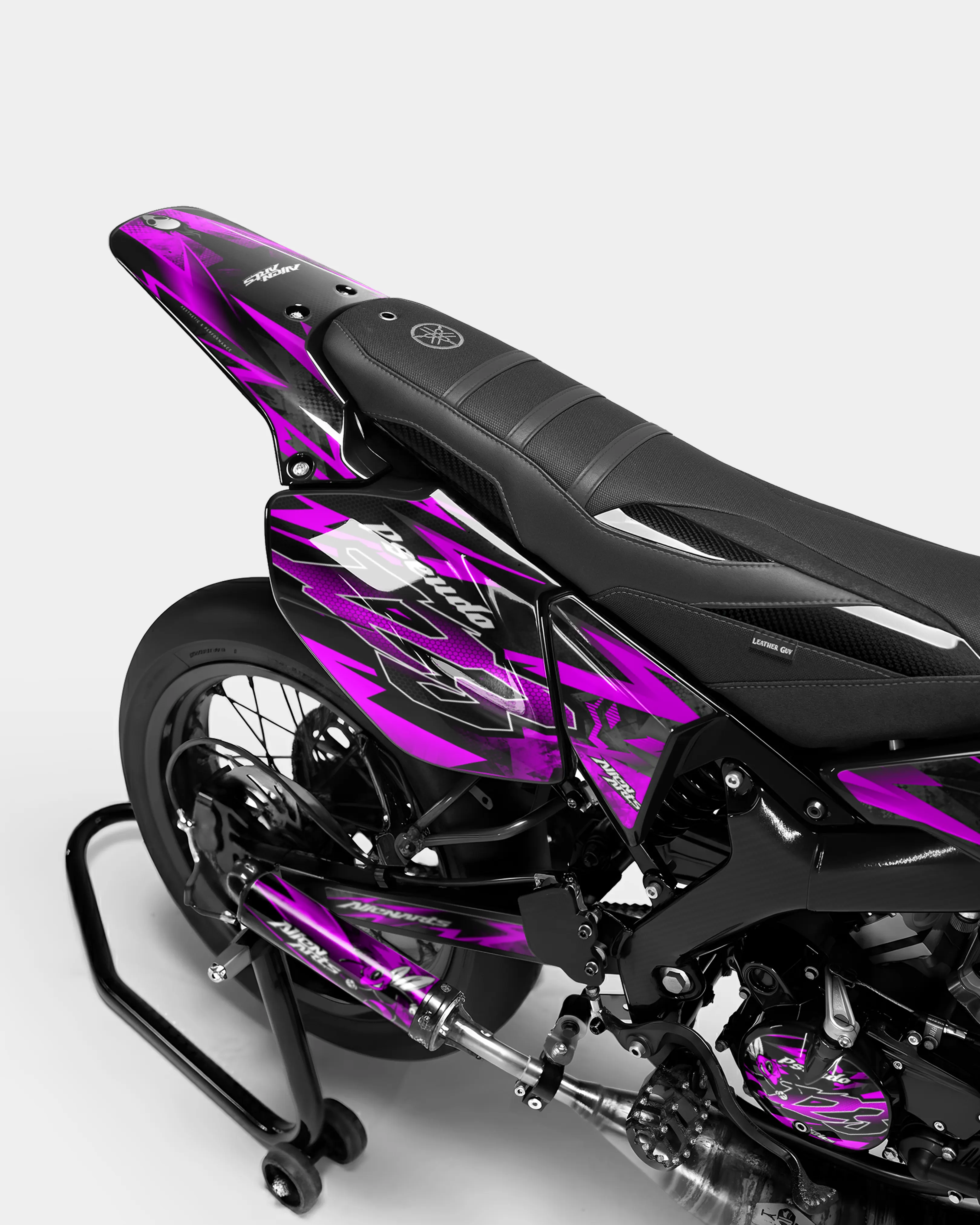 LISSE - Kit deco YAMAHA DT 50cc - Rose - Image 3