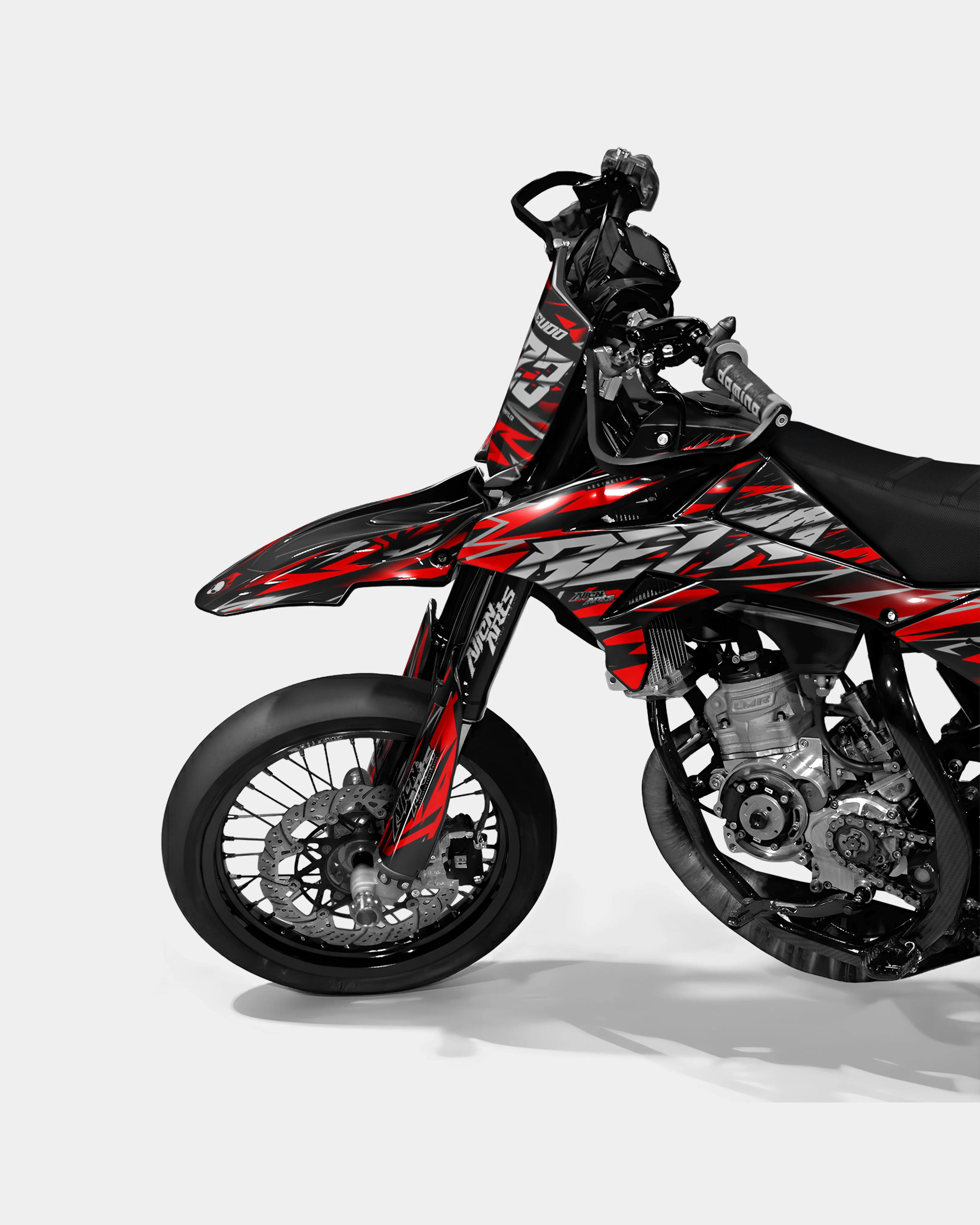 LUEUR - Kit deco BETA 50cc - Rouge - Image 2