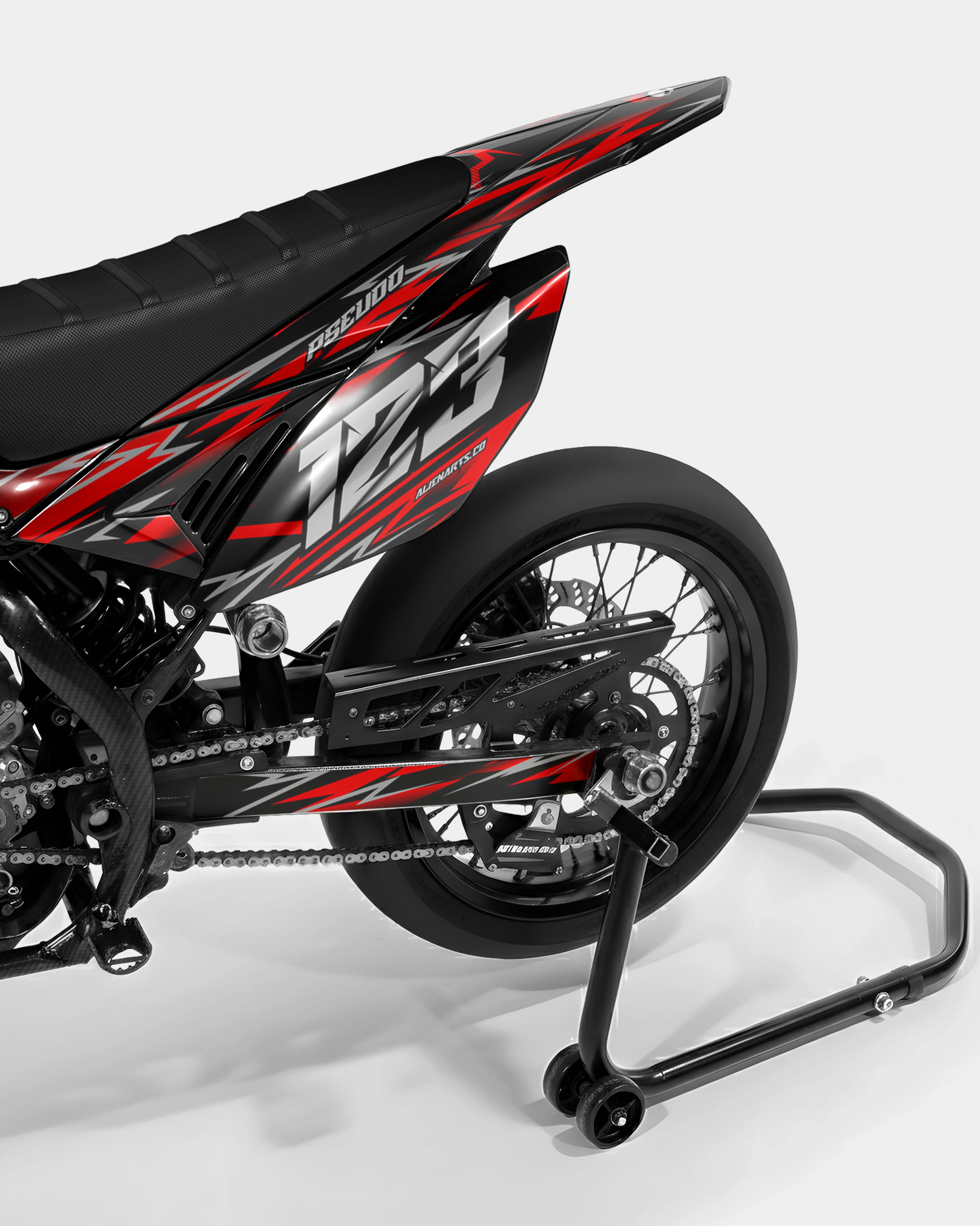 LUEUR - Kit deco BETA 50cc - Rouge - Image 3