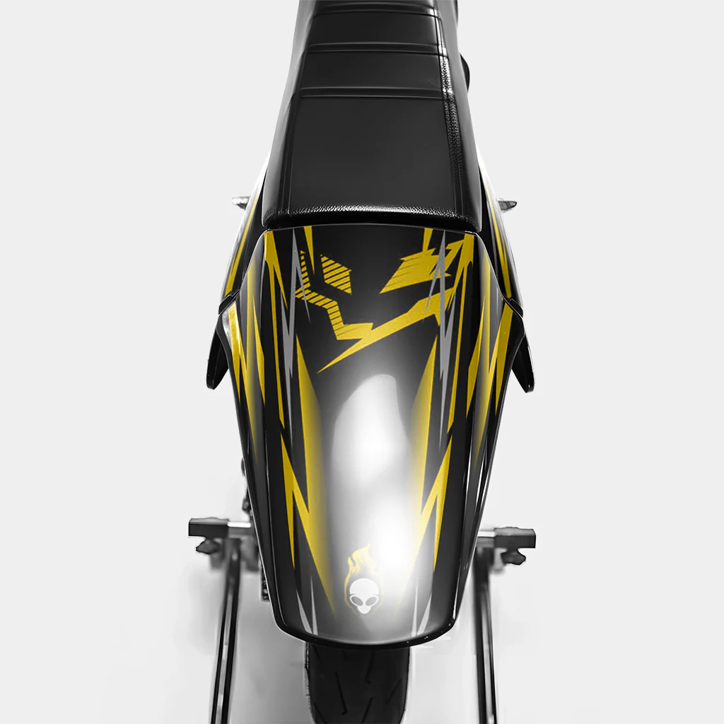 LUEUR - Kit deco DERBI 50cc - Jaune Foncé - Image 3