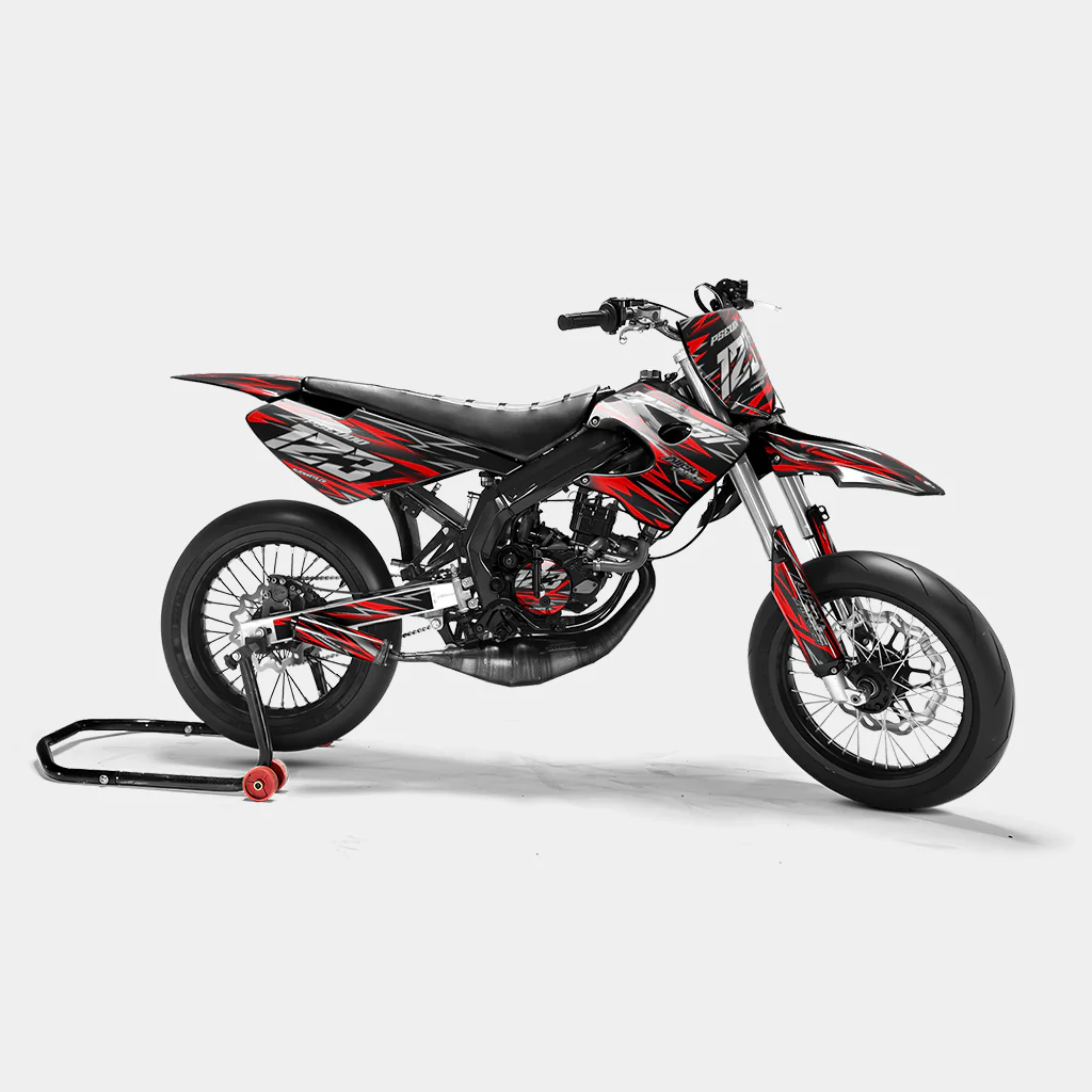 LUEUR - Kit deco DERBI 50cc - Rouge