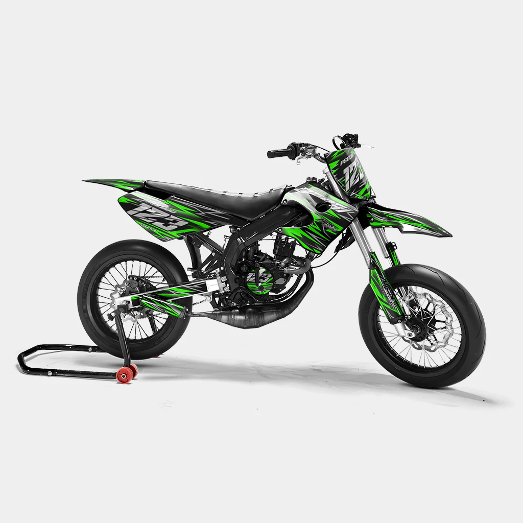 LUEUR - Kit deco DERBI 50cc - Vert