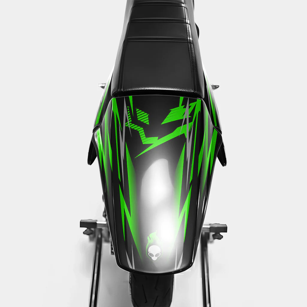 LUEUR - Kit deco DERBI 50cc - Vert - Image 3
