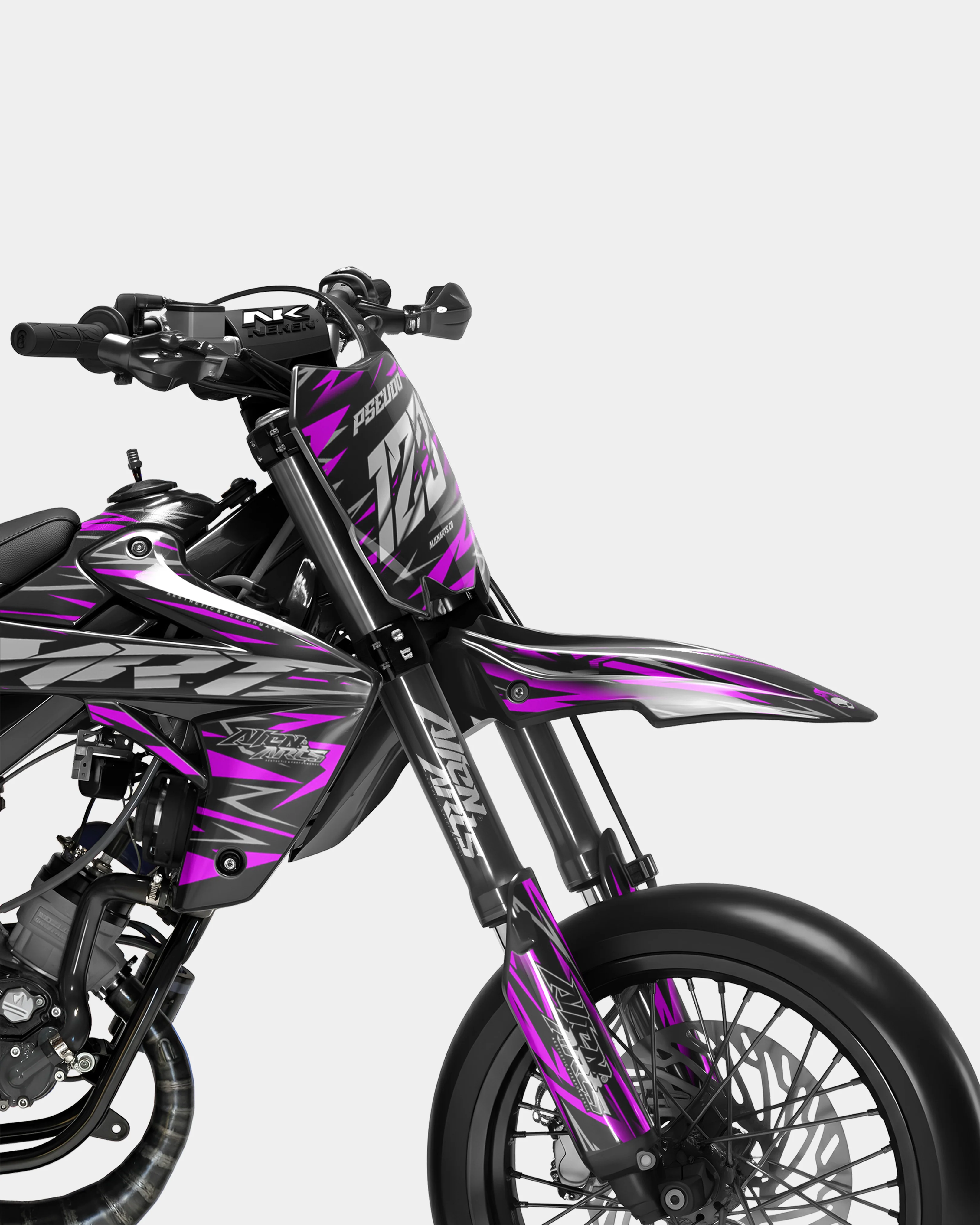 LUEUR - Kit deco RIEJU 50cc - Rose - Image 2
