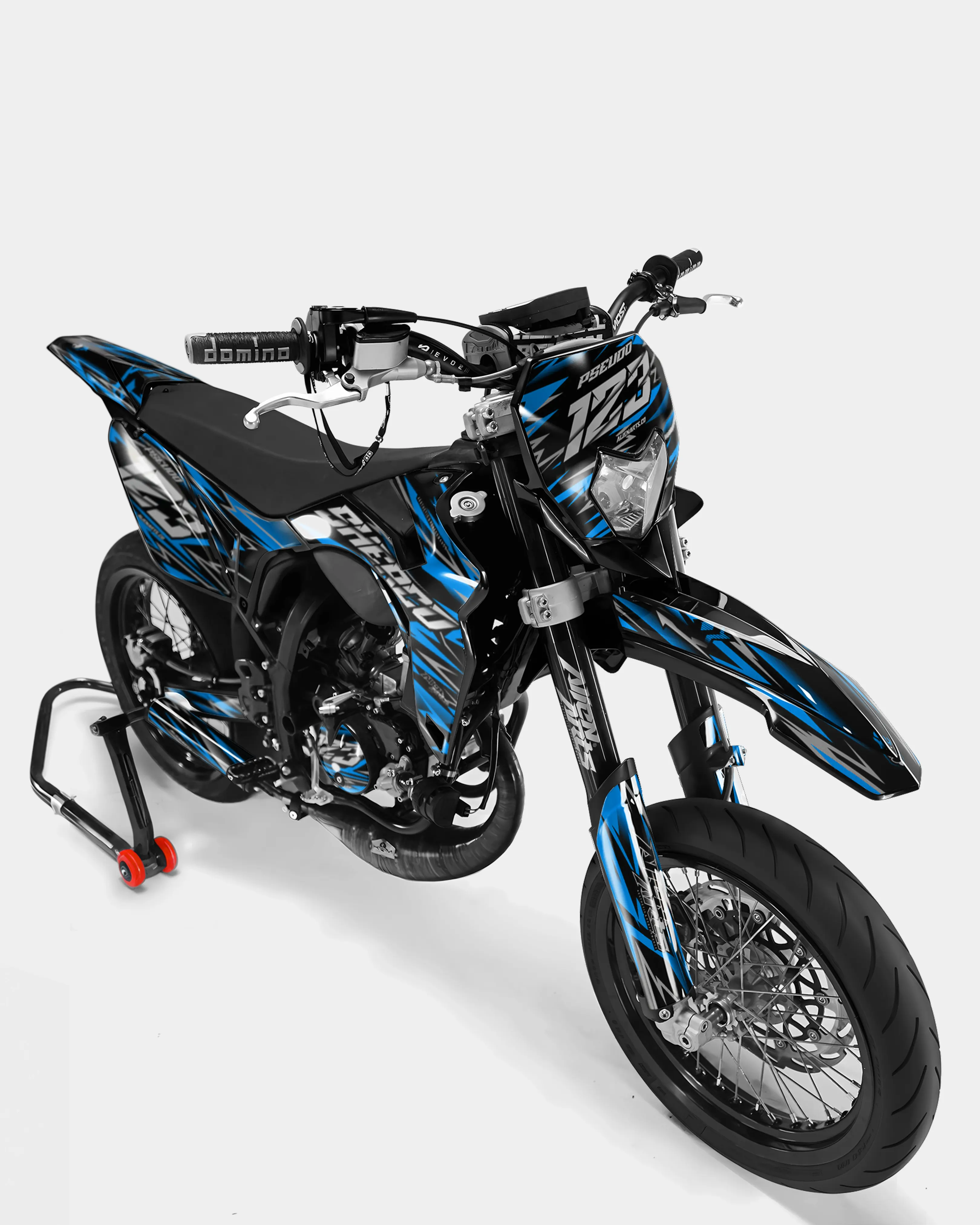 LUEUR- Kit deco SHERCO 50cc - Bleu - Image 2