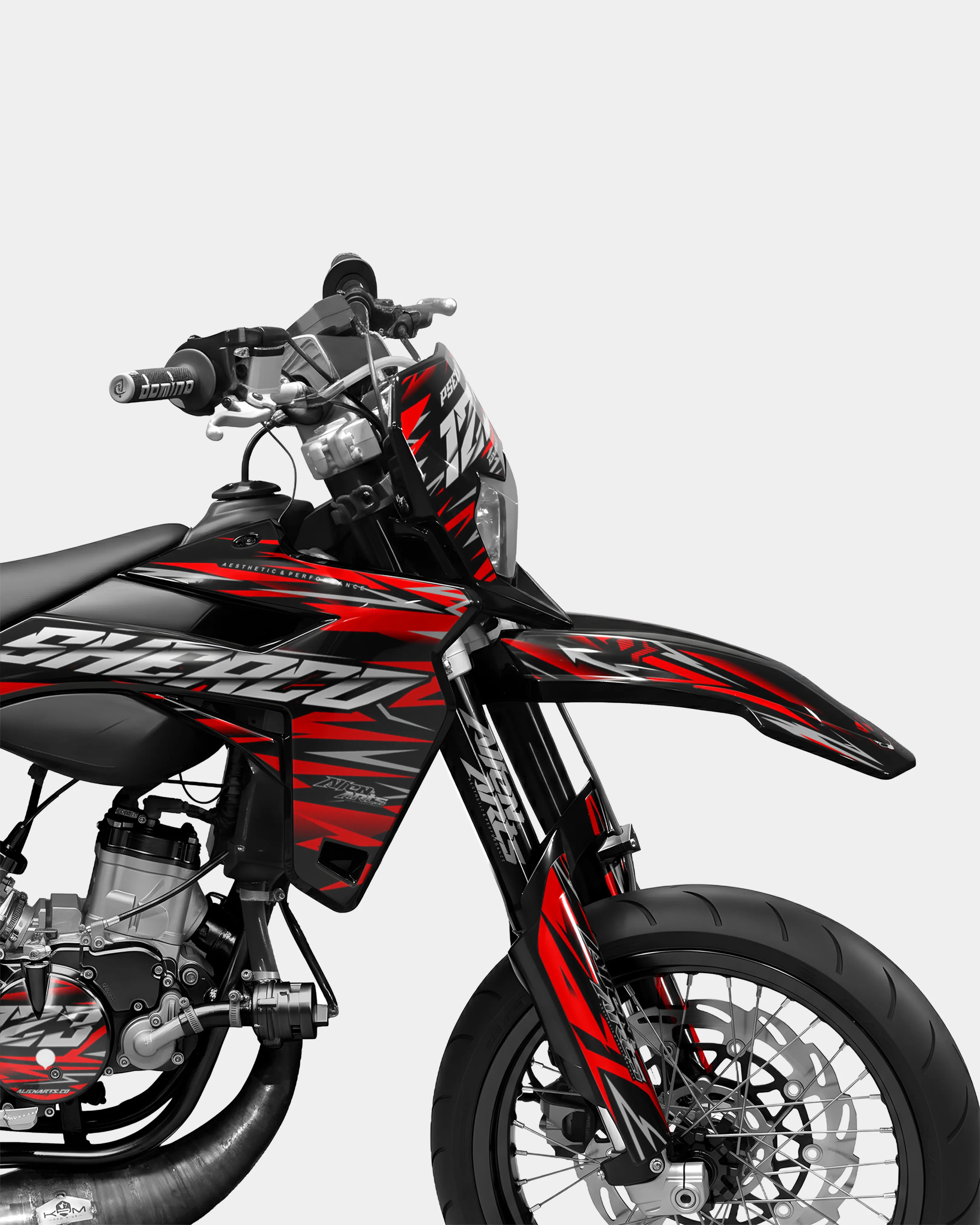 LUEUR- Kit deco SHERCO 50cc - Rouge - Image 3