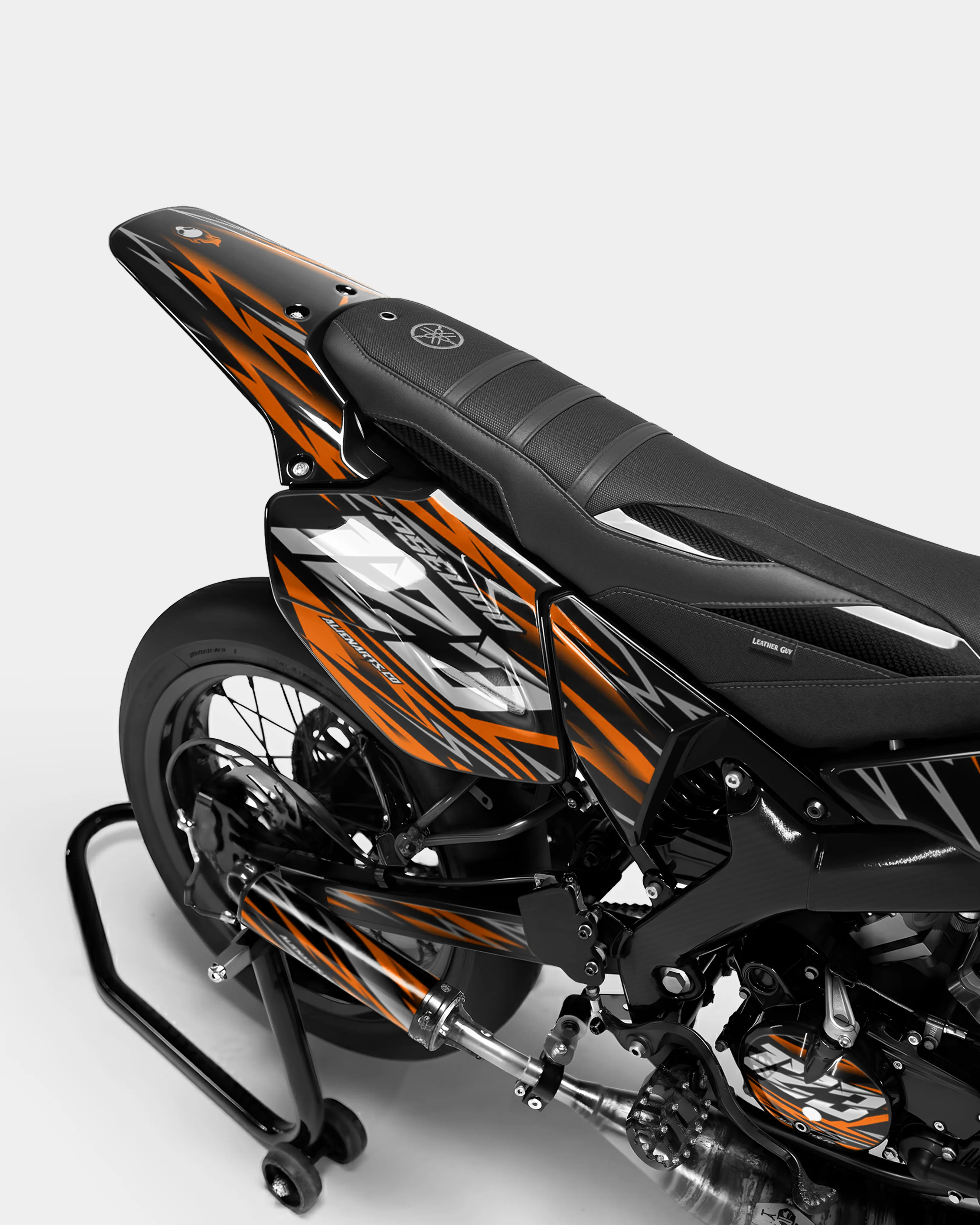 LUEUR - Kit deco YAMAHA DT 50cc - Orange - Image 3