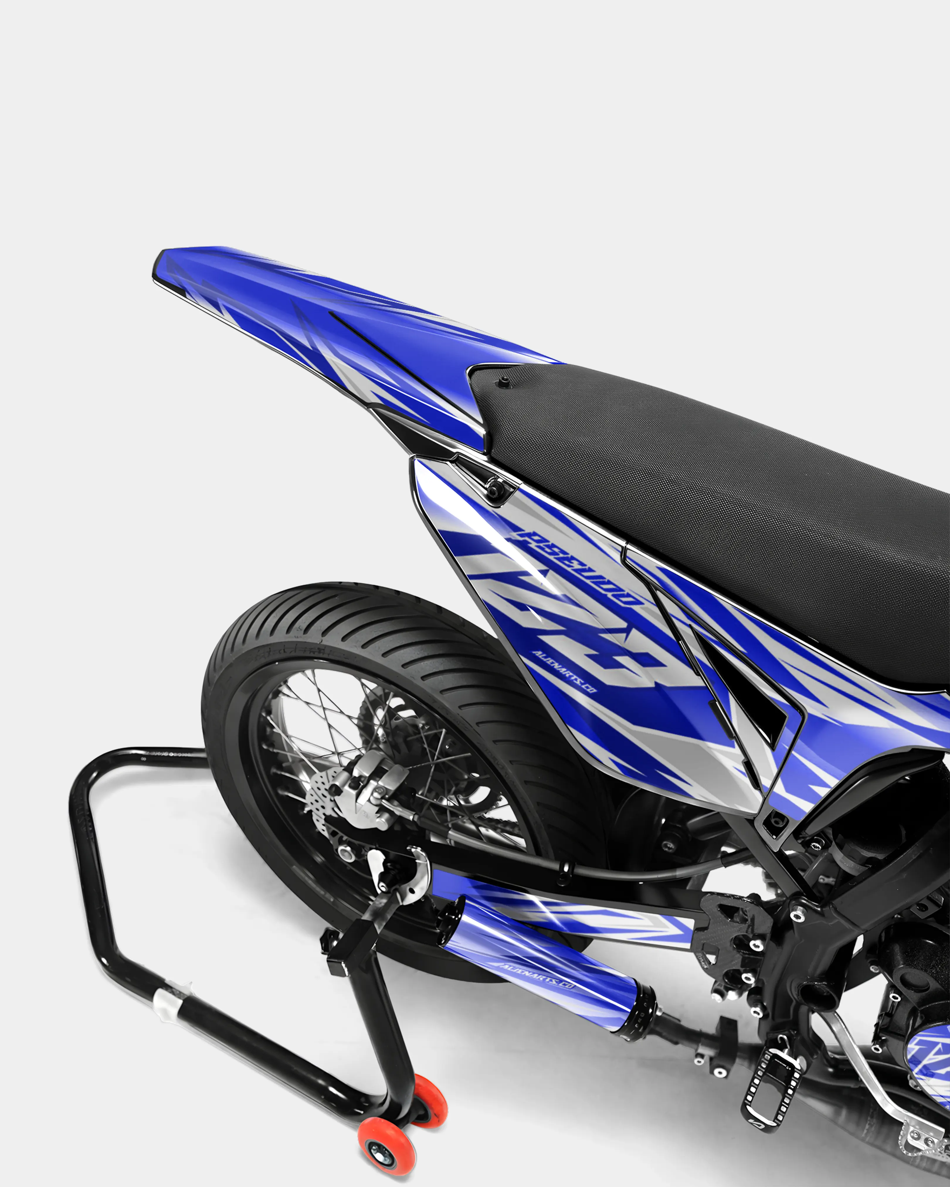 LUNIOR- Kit deco SHERCO 50cc - Bleu foncé - Image 4