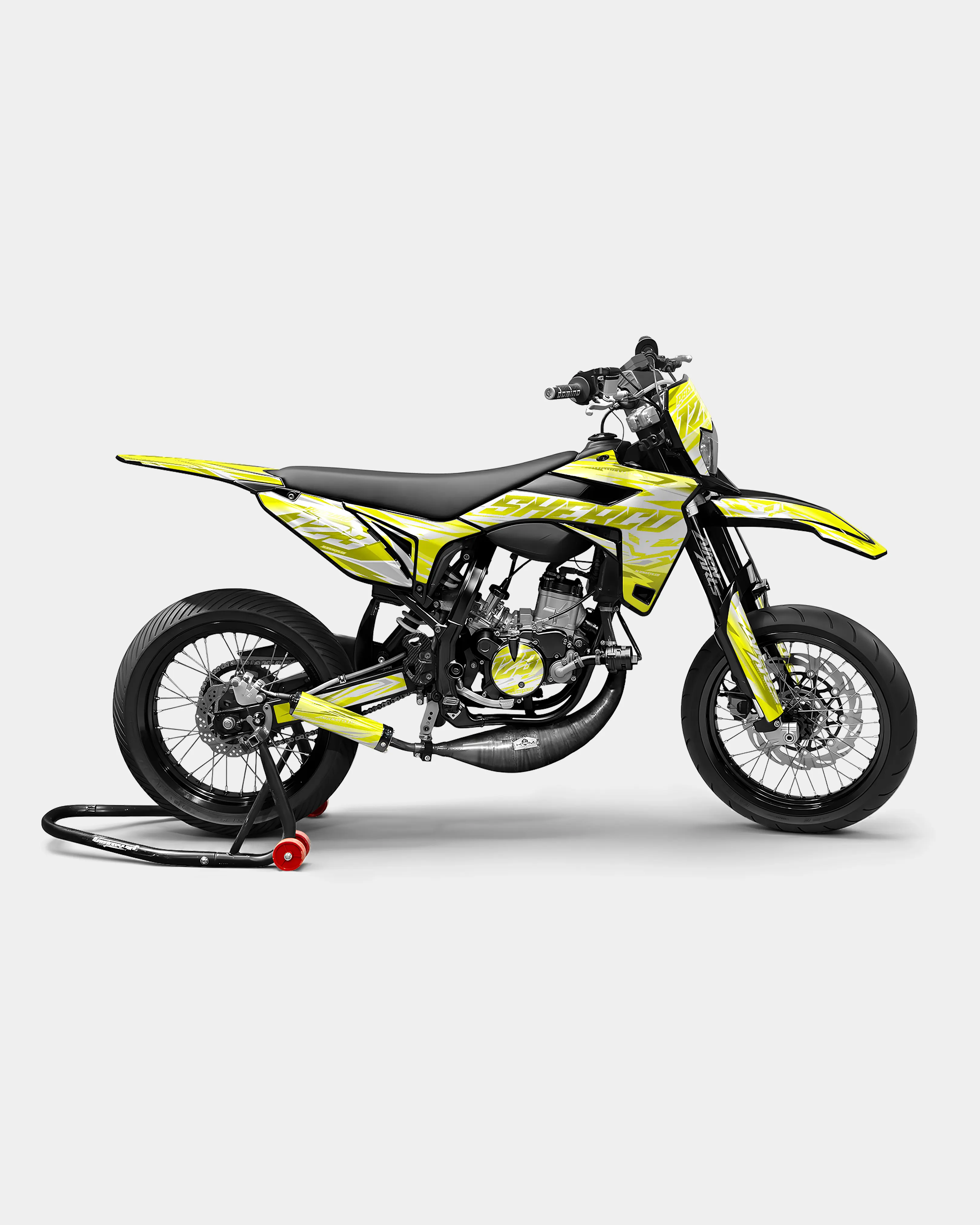 LUNIOR- Kit deco SHERCO 50cc - Jaune