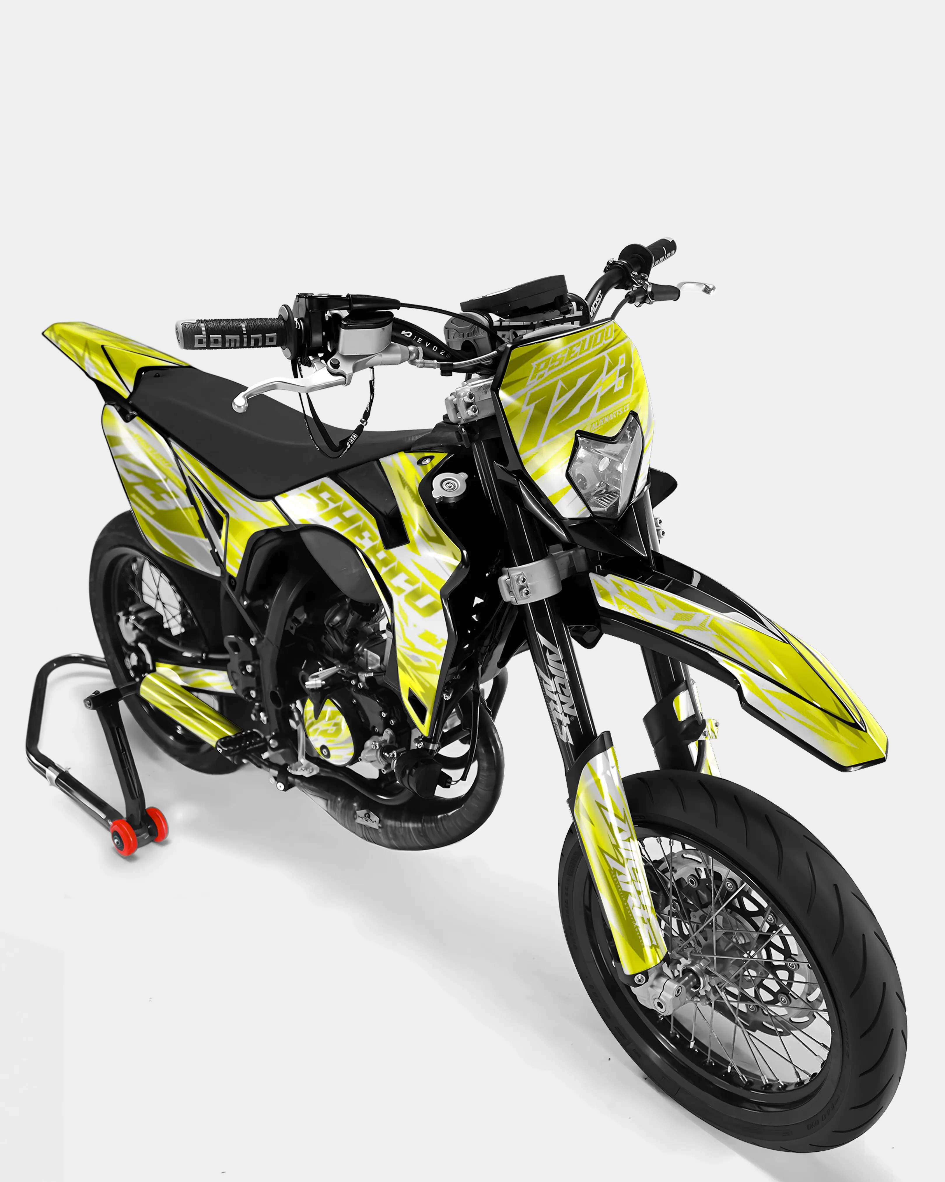 LUNIOR- Kit deco SHERCO 50cc - Jaune - Image 2