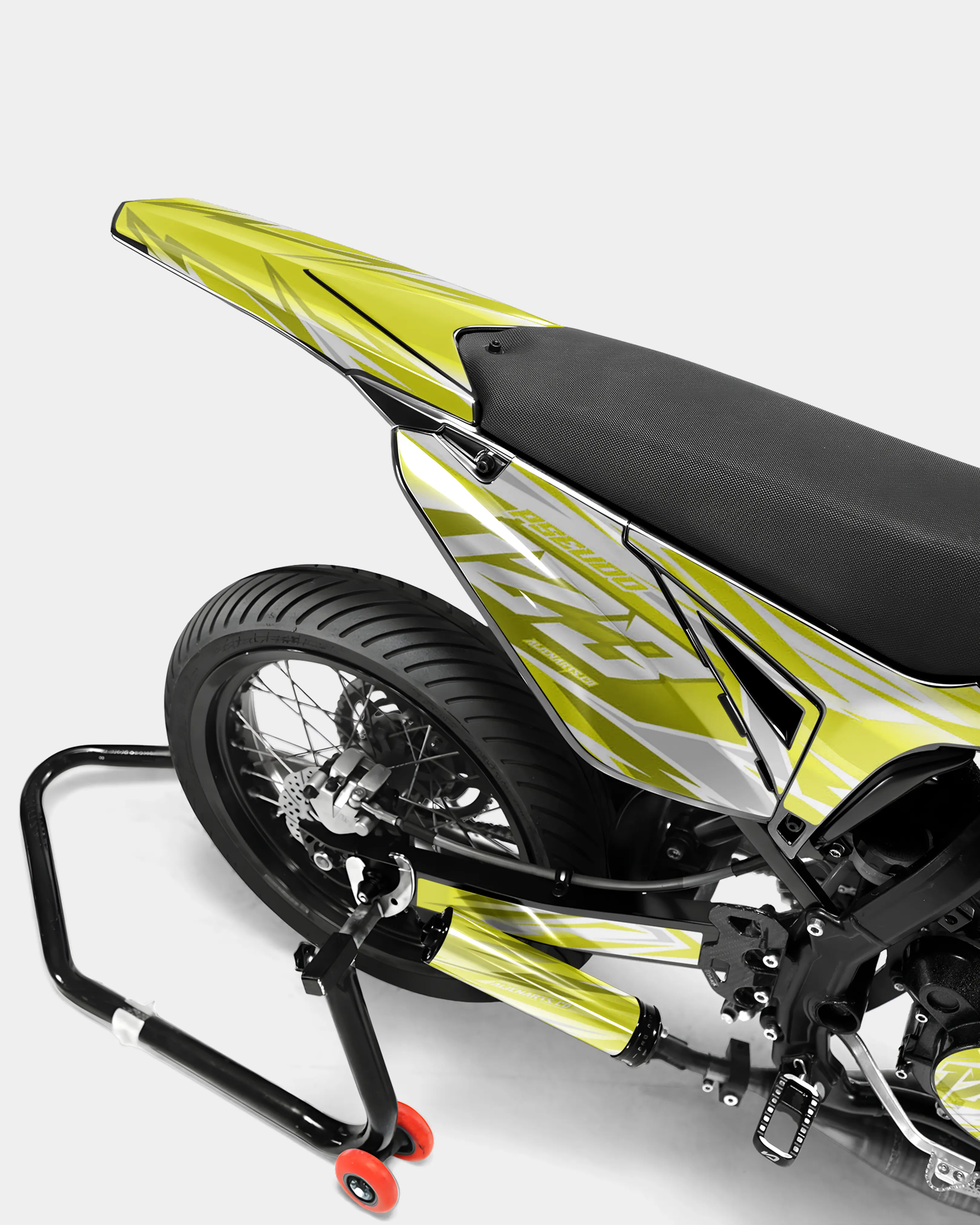 LUNIOR- Kit deco SHERCO 50cc - Jaune - Image 4