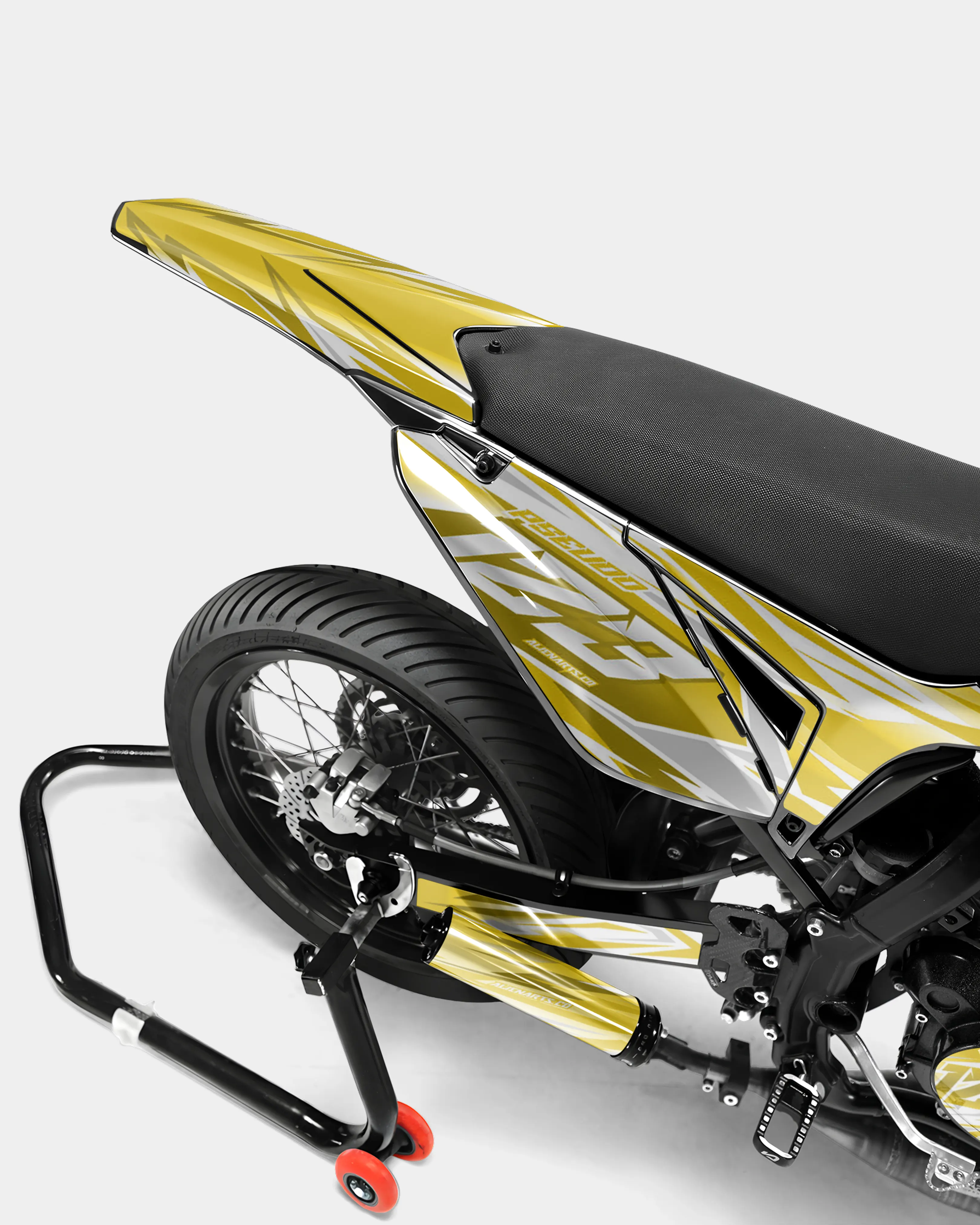 LUNIOR- Kit deco SHERCO 50cc - Jaune foncé - Image 4