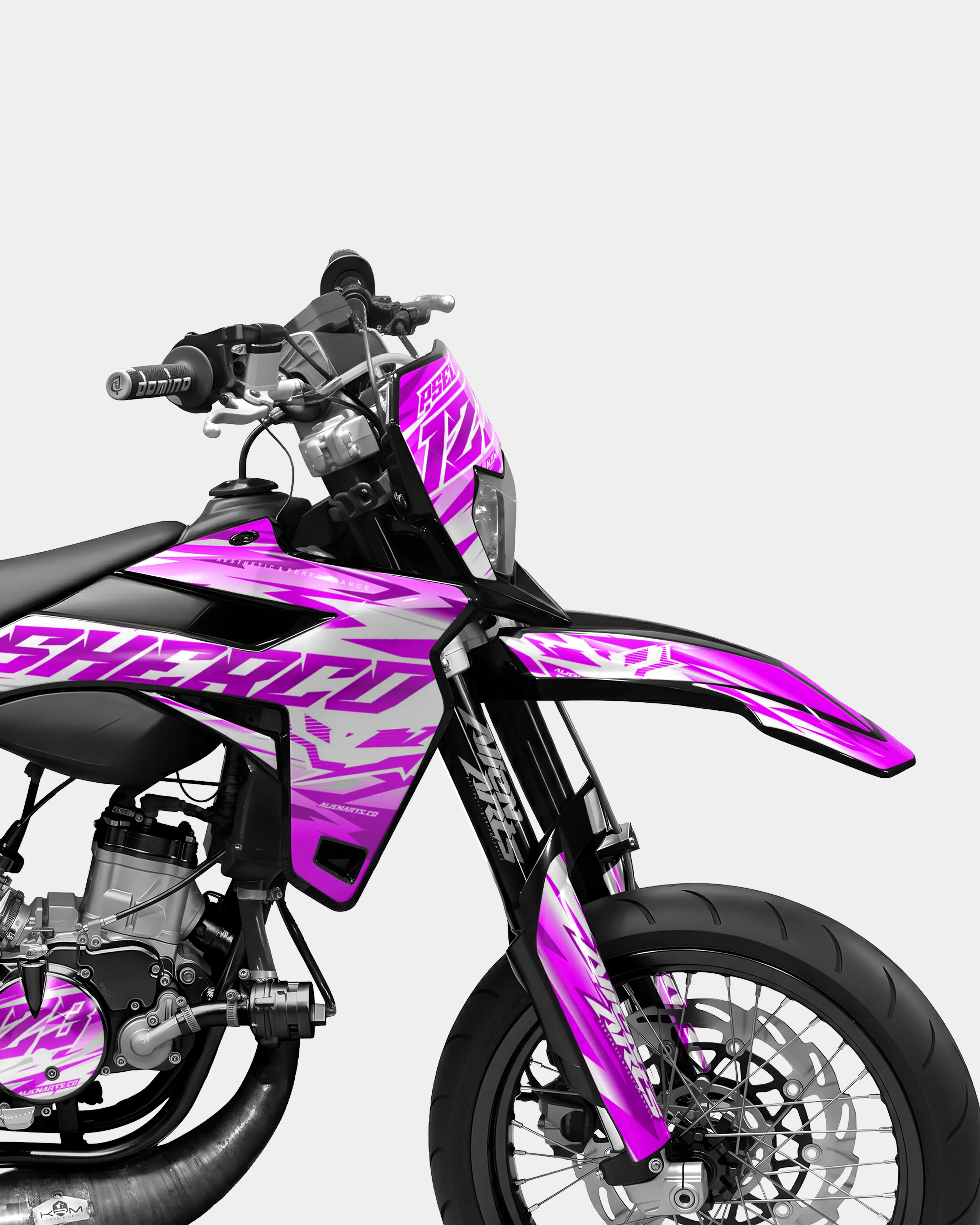 LUNIOR- Kit deco SHERCO 50cc - Rose - Image 3