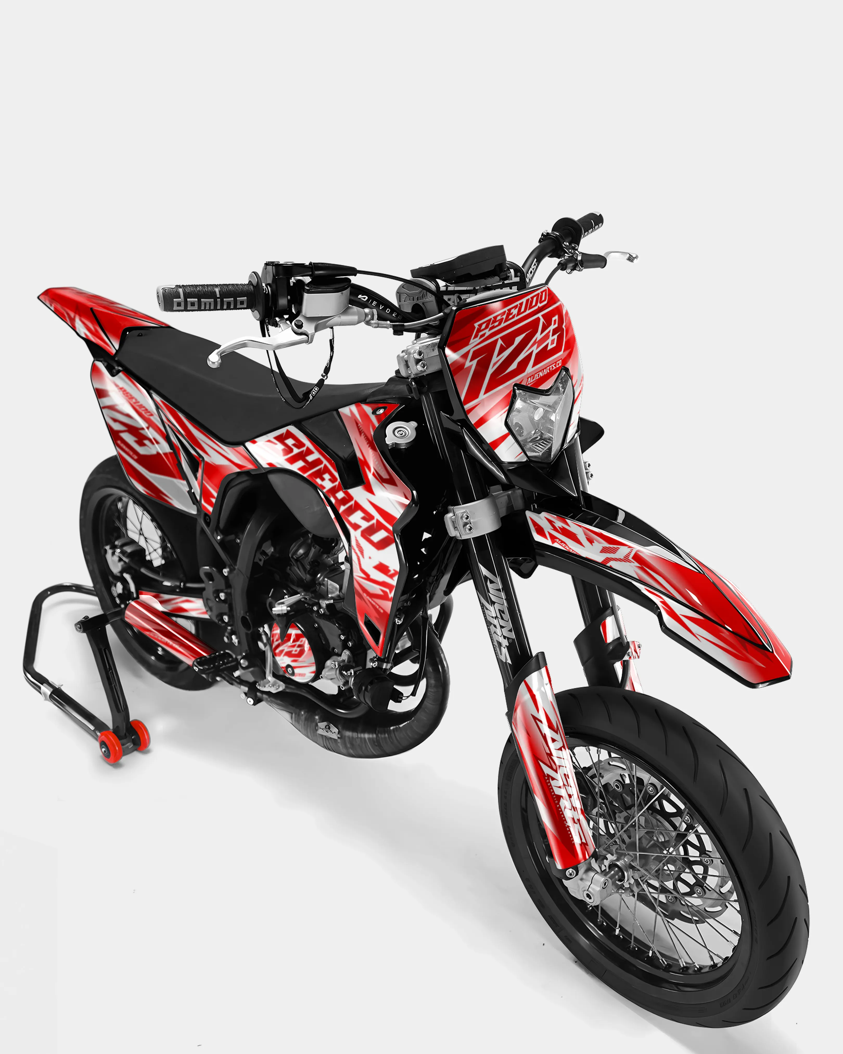 LUNIOR- Kit deco SHERCO 50cc - Rouge - Image 2