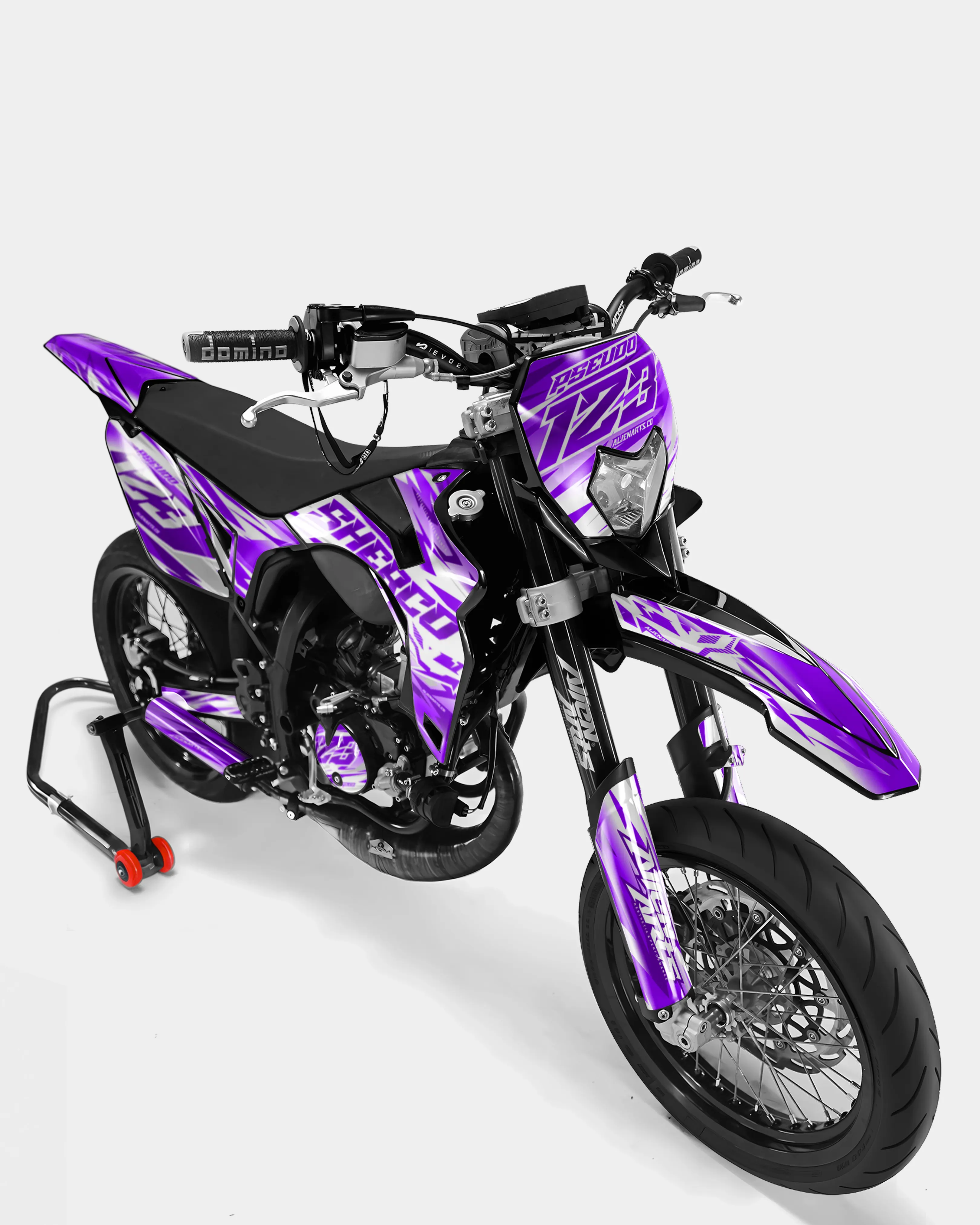 LUNIOR- Kit deco SHERCO 50cc - Violet - Image 2