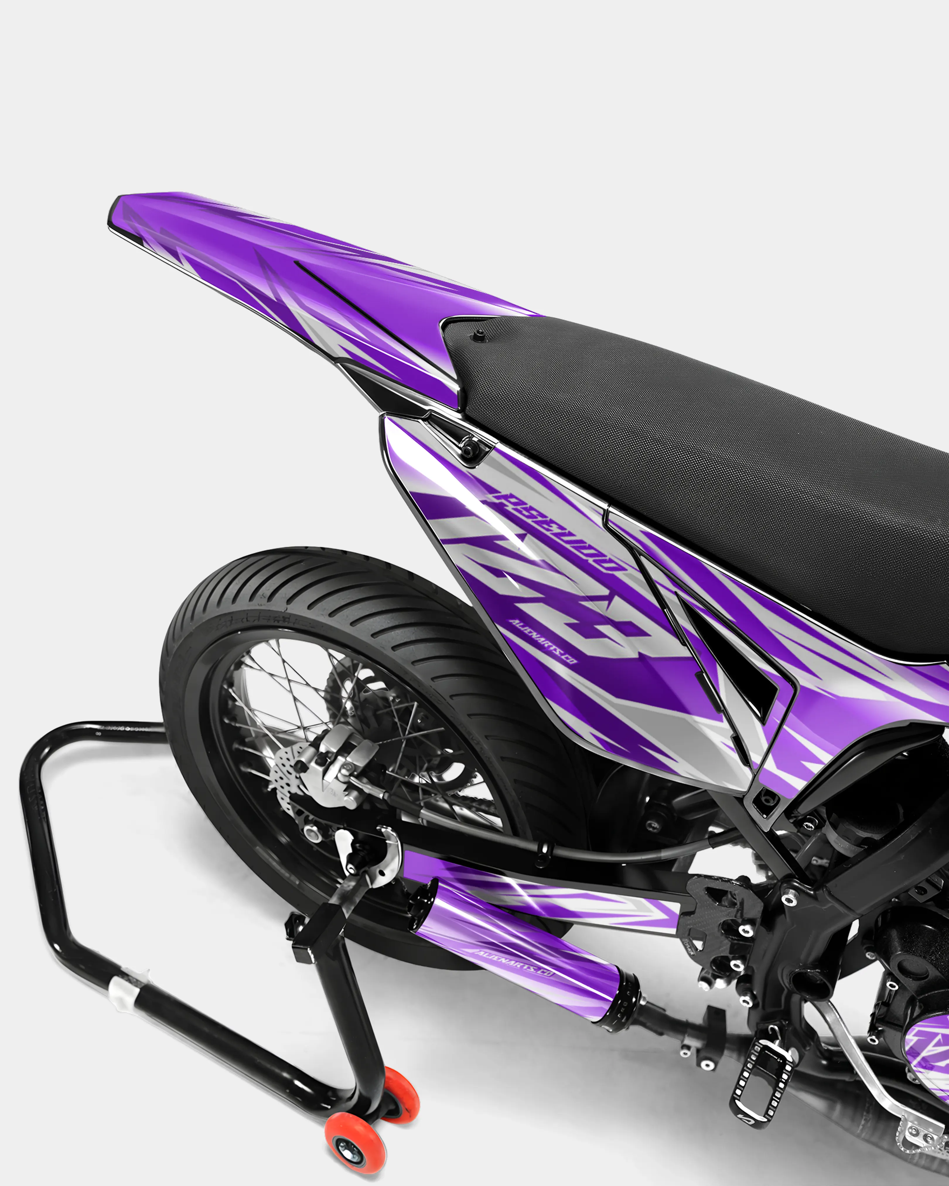 LUNIOR- Kit deco SHERCO 50cc - Violet - Image 4
