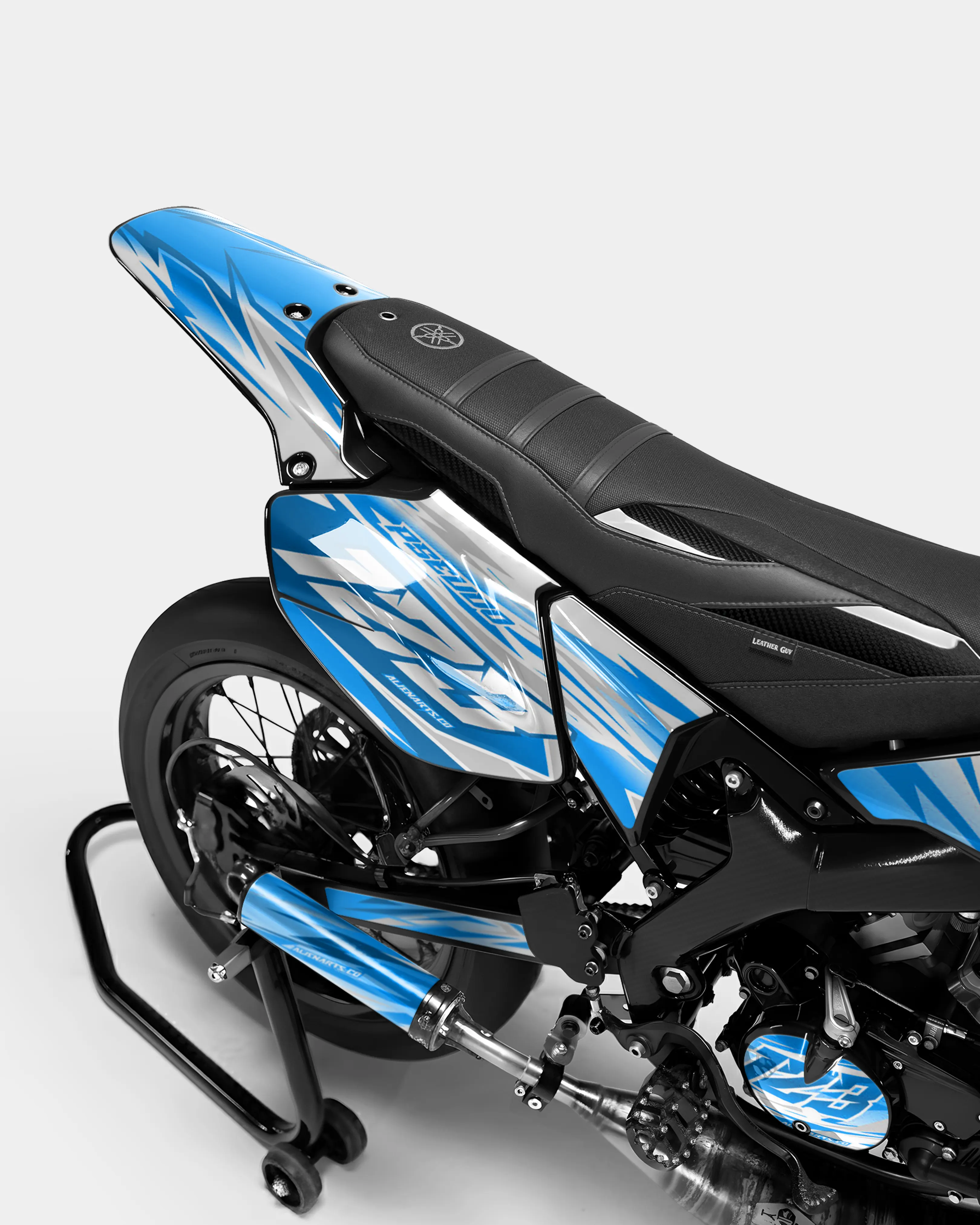 LUNIOR - Kit deco YAMAHA DT 50cc - Bleu - Image 3