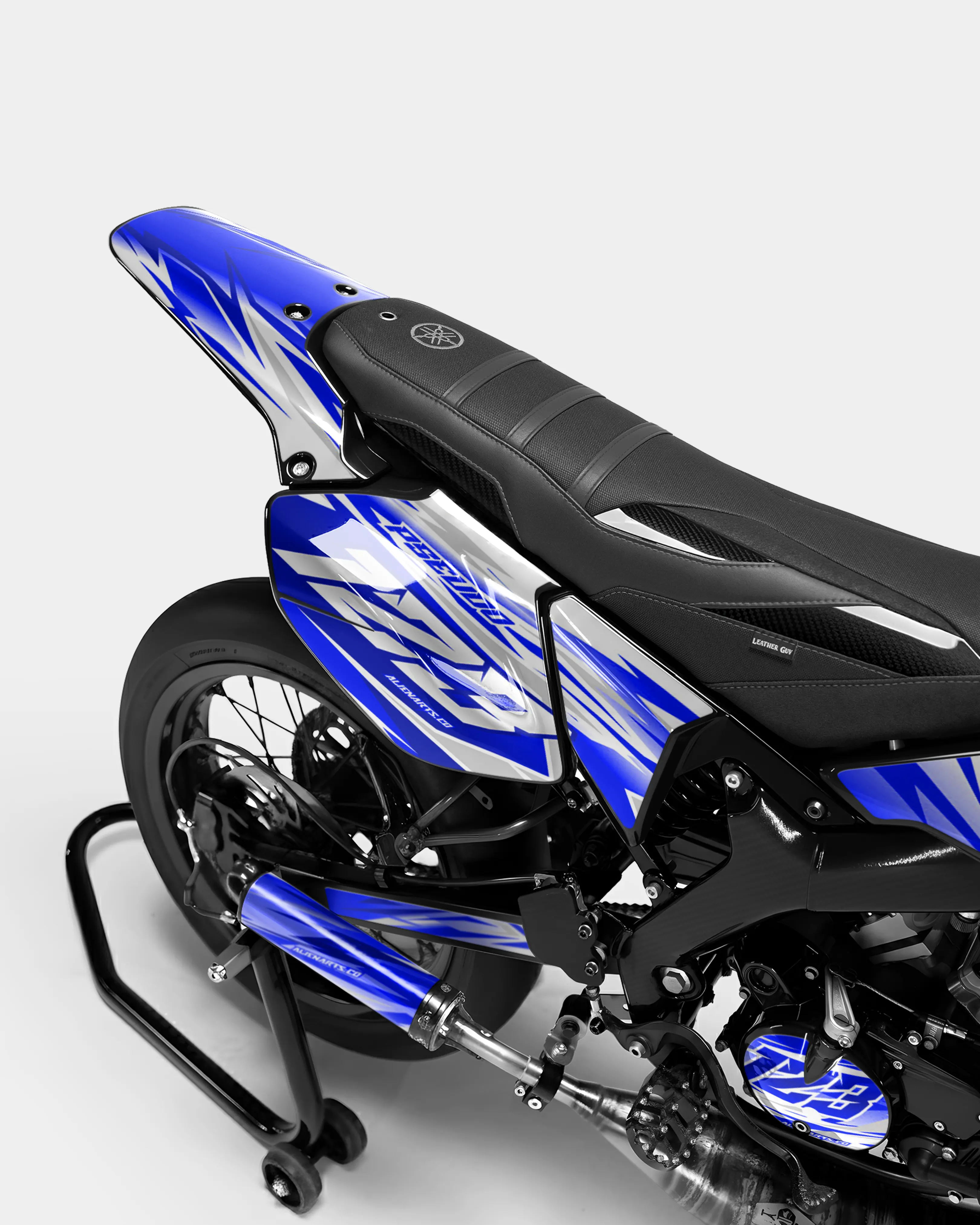 LUNIOR - Kit deco YAMAHA DT 50cc - Bleu foncé - Image 3