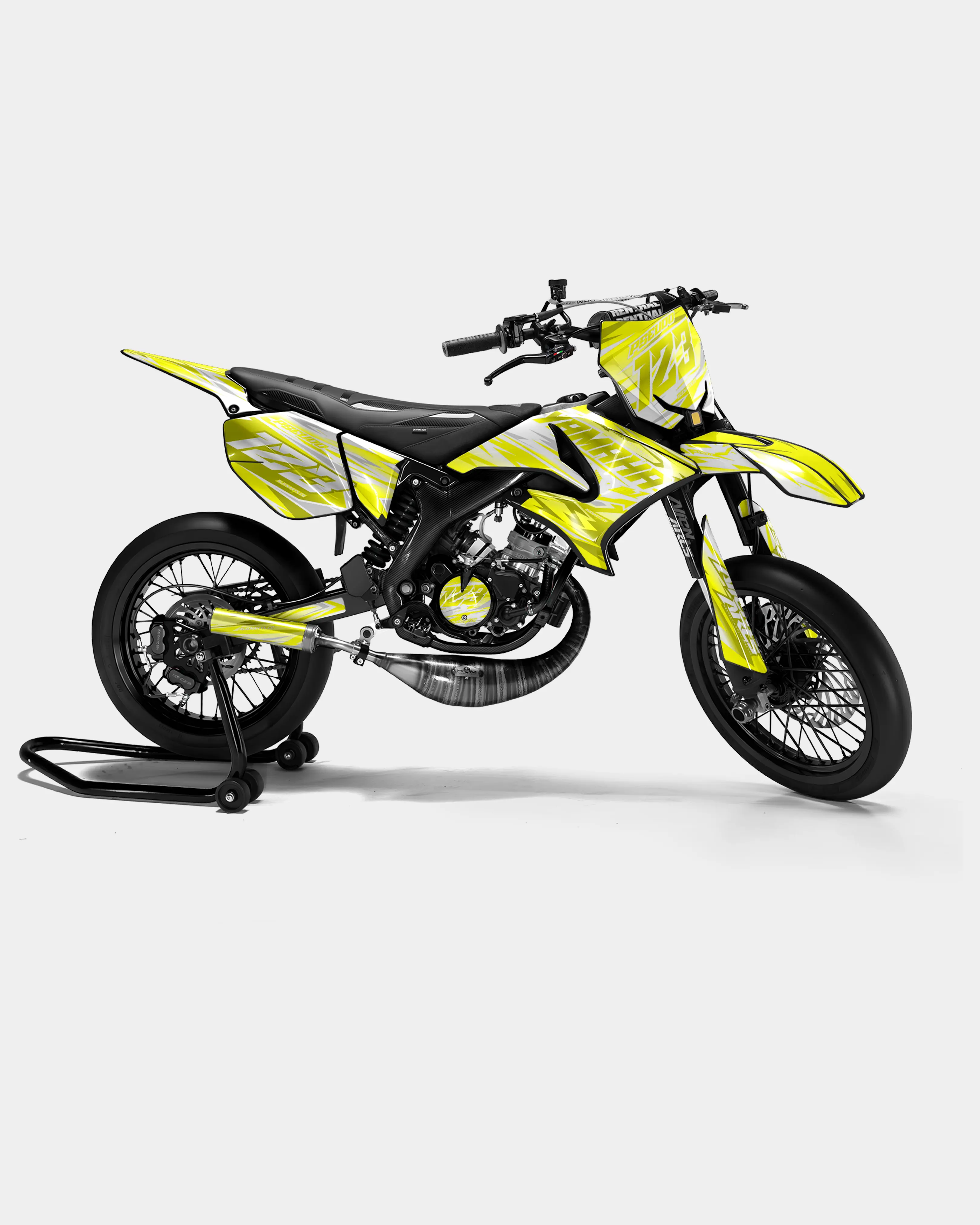 LUNIOR - Kit deco YAMAHA DT 50cc - Jaune
