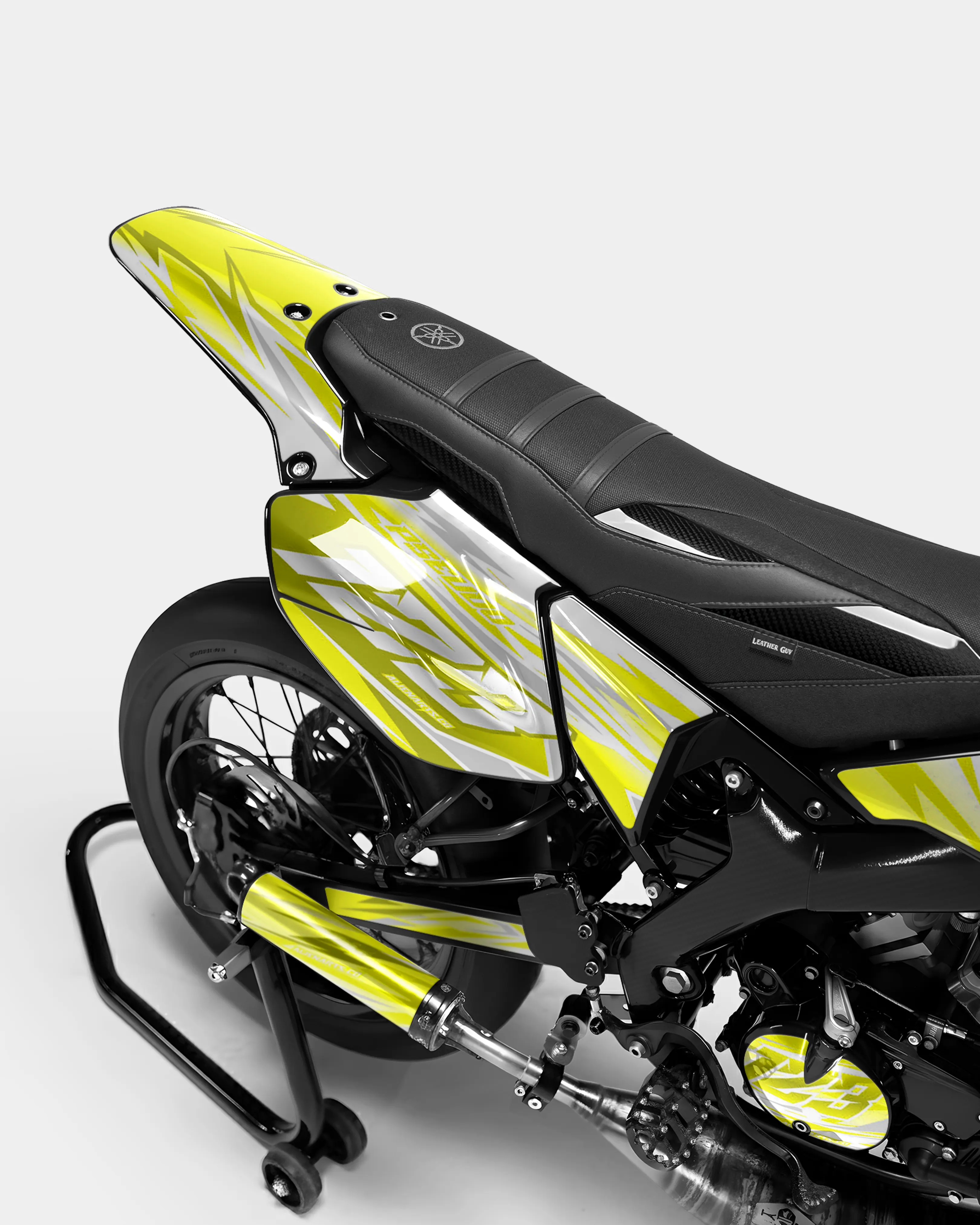 LUNIOR - Kit deco YAMAHA DT 50cc - Jaune - Image 3