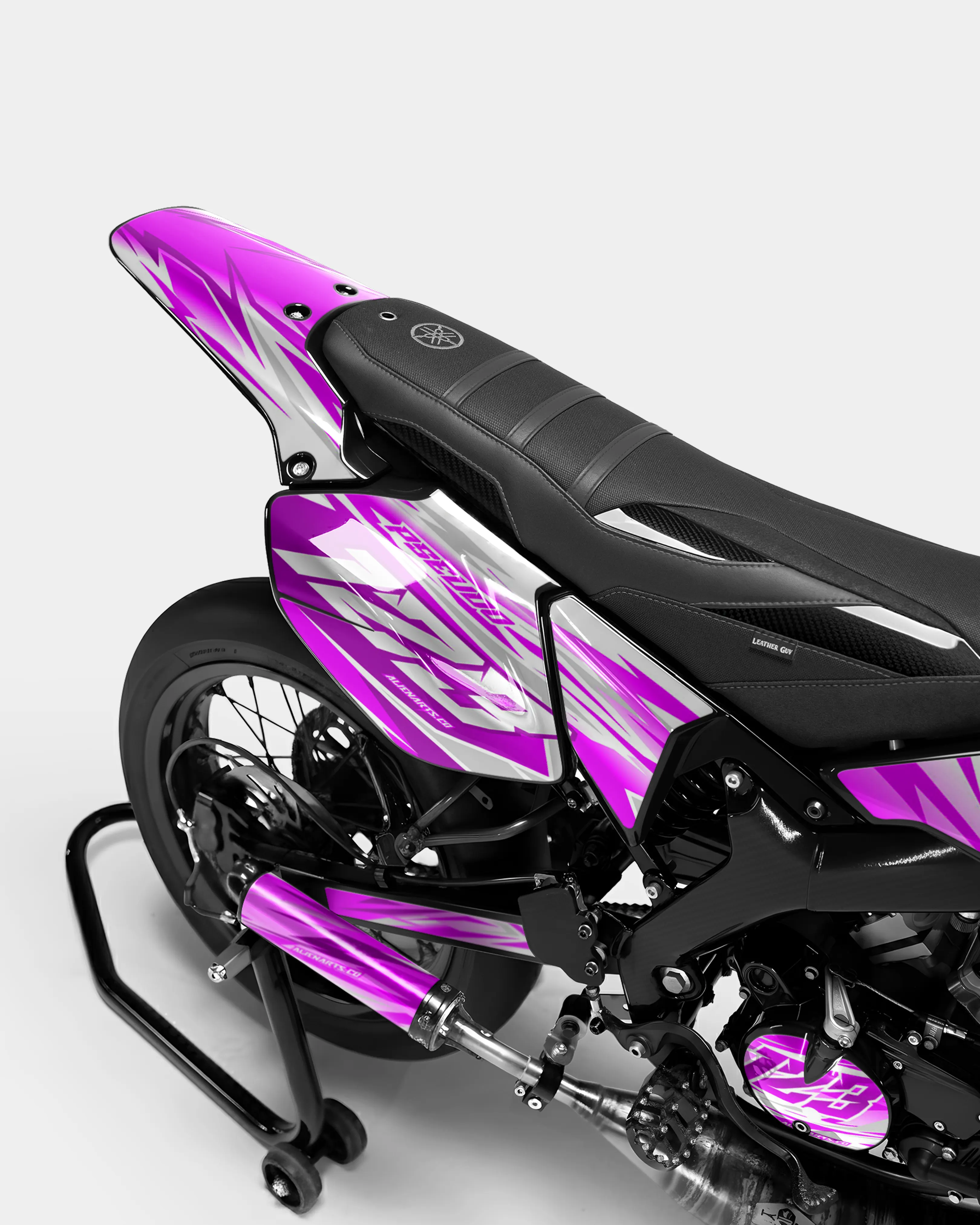 LUNIOR - Kit deco YAMAHA DT 50cc - Rose - Image 3