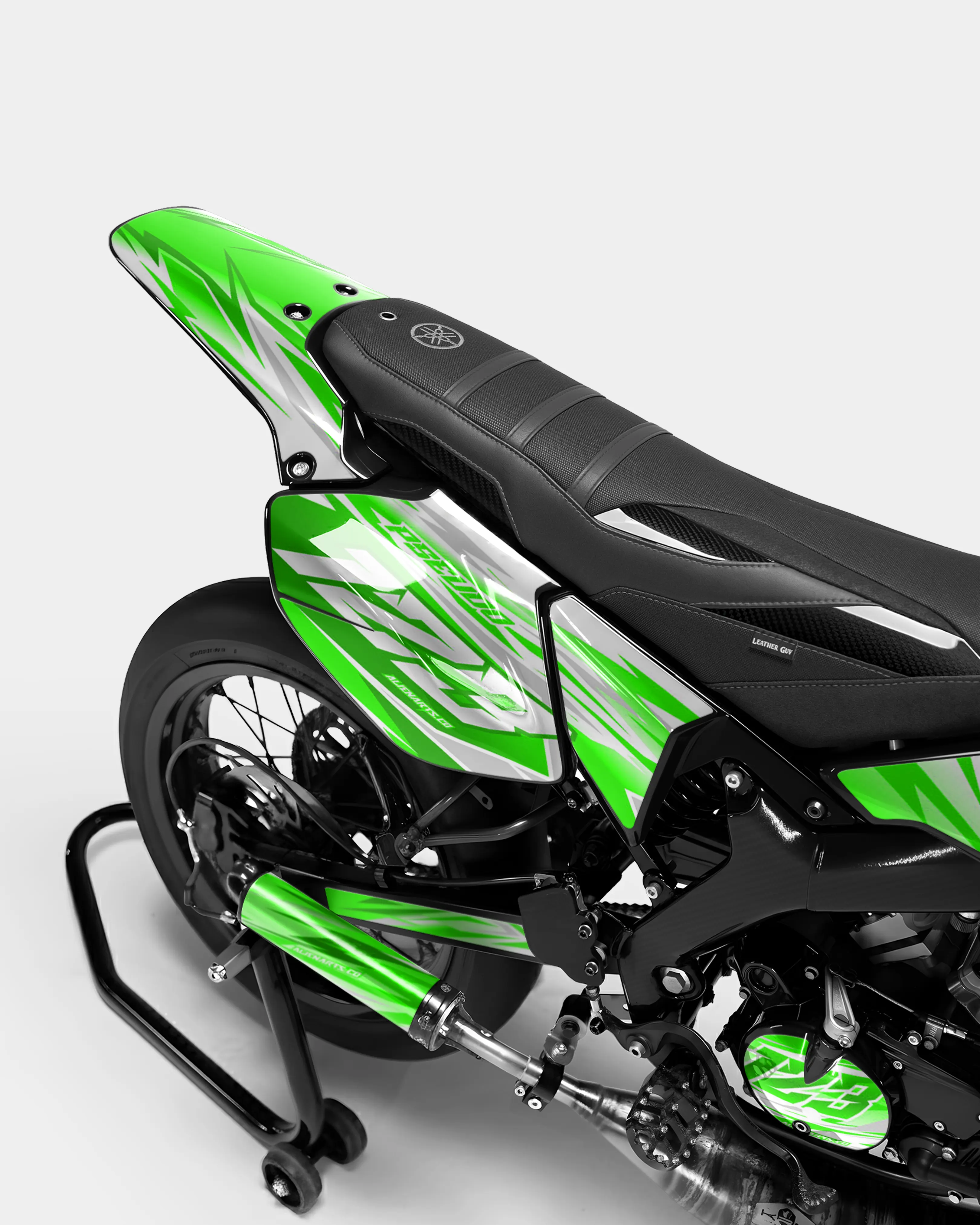 LUNIOR - Kit deco YAMAHA DT 50cc - Vert - Image 3