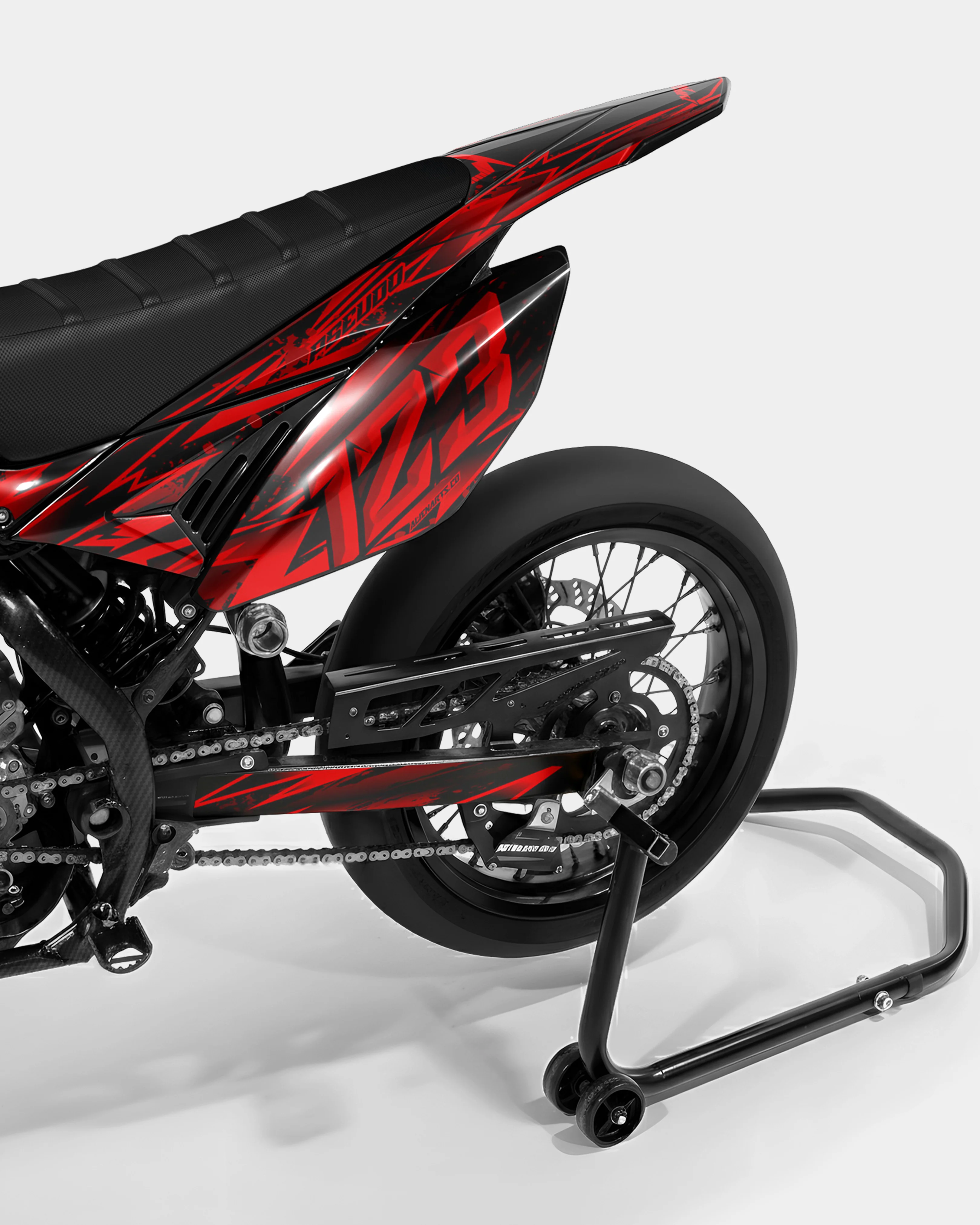 MIROIR - Kit deco BETA 50cc - Rouge - Image 3