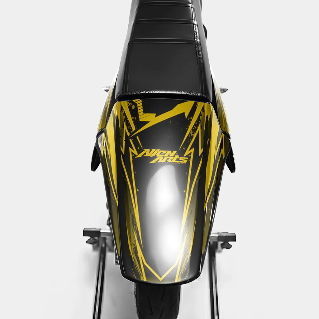 MIROIR - Kit deco DERBI 50cc - Jaune Foncé - Image 3