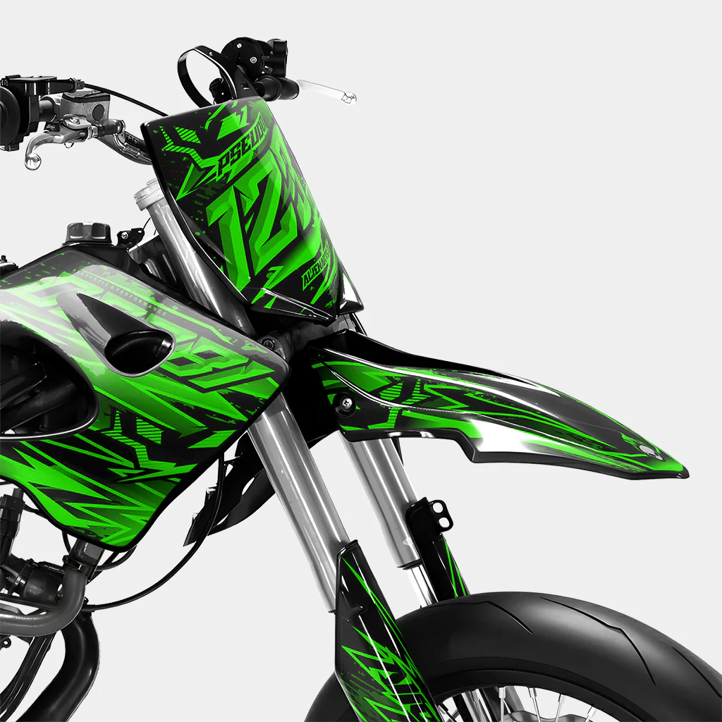 MIROIR - Kit deco DERBI 50cc - Vert - Image 2