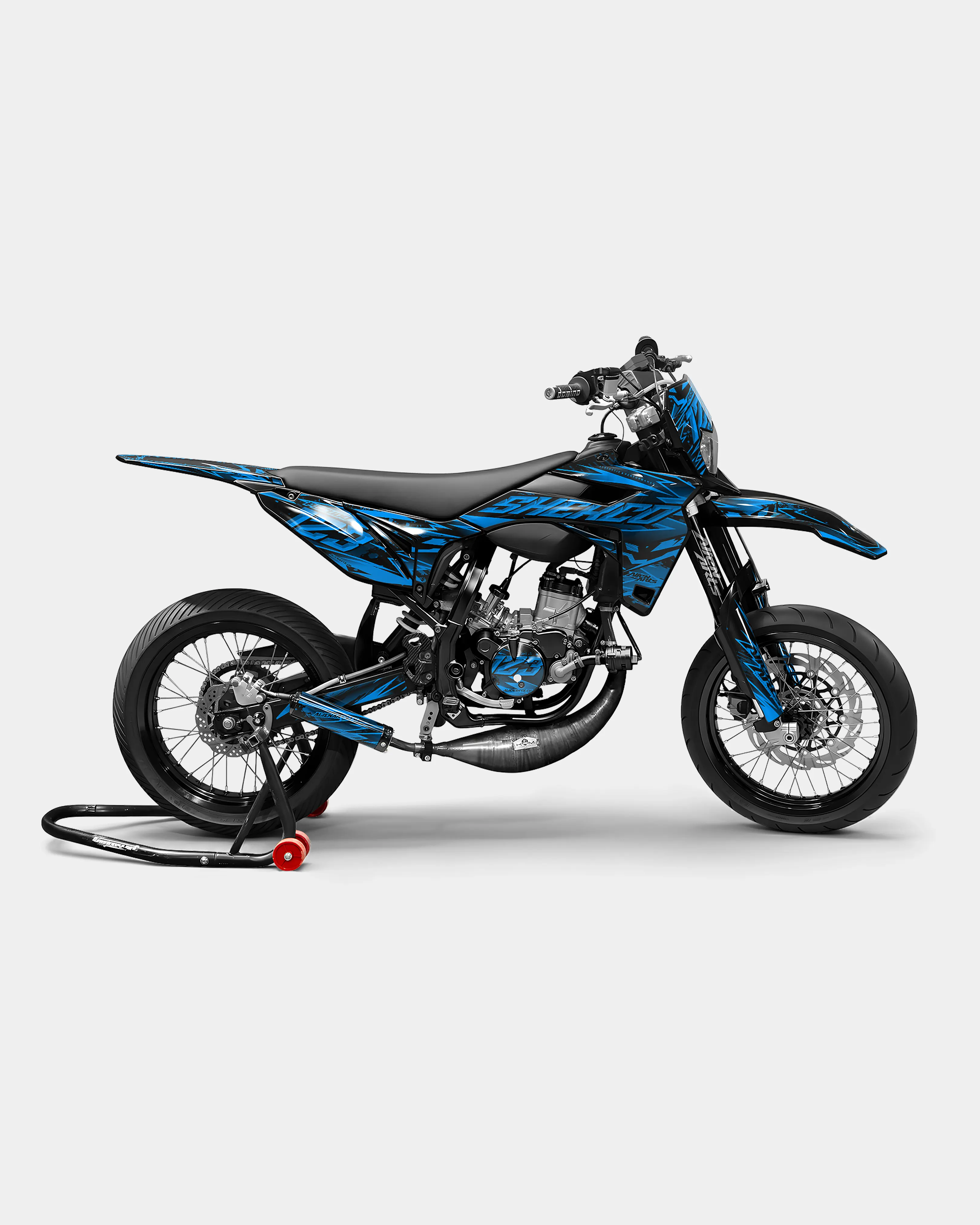 MIROIR- Kit deco SHERCO 50cc - Bleu