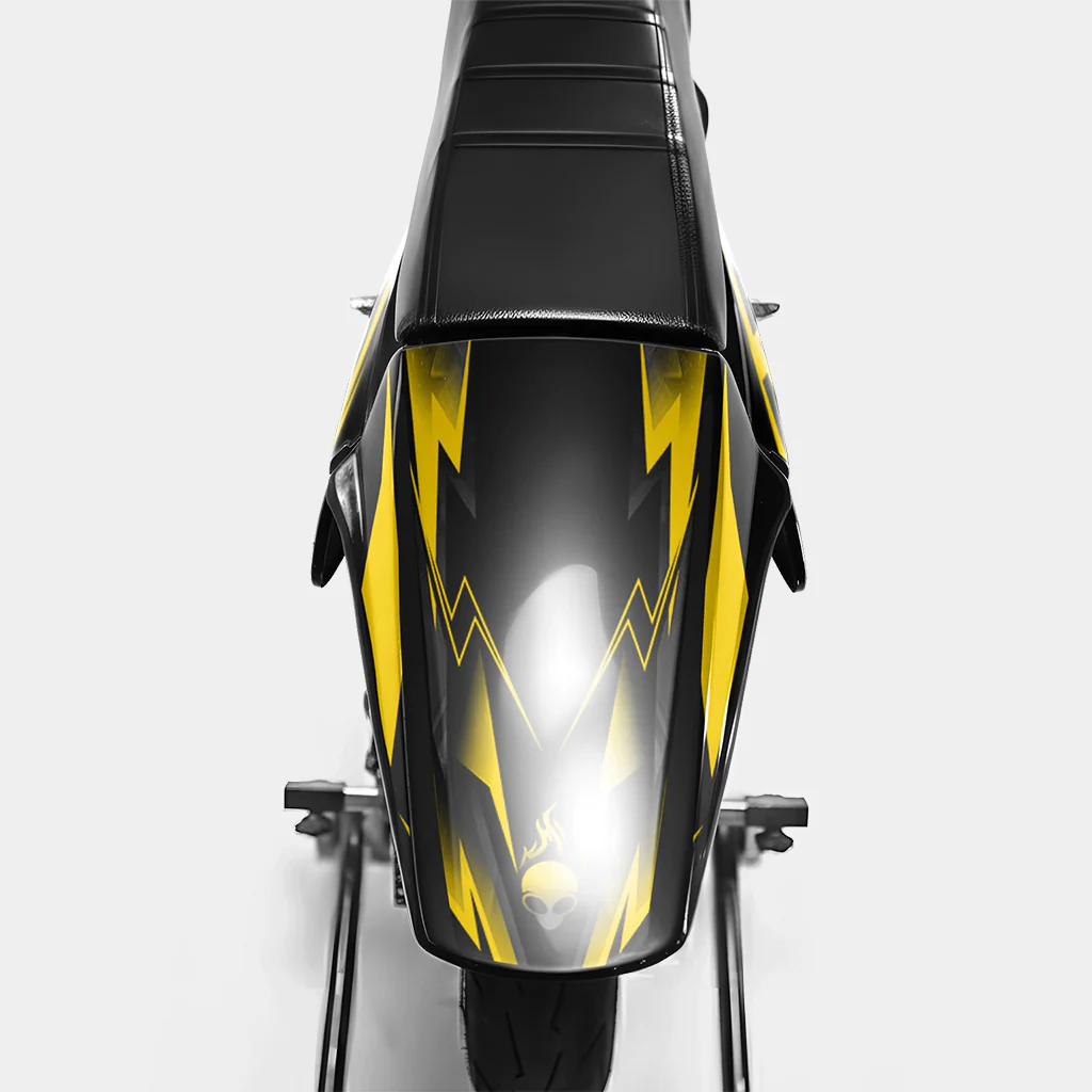 MISTRAL - Kit deco DERBI 50cc - Jaune Foncé - Image 3